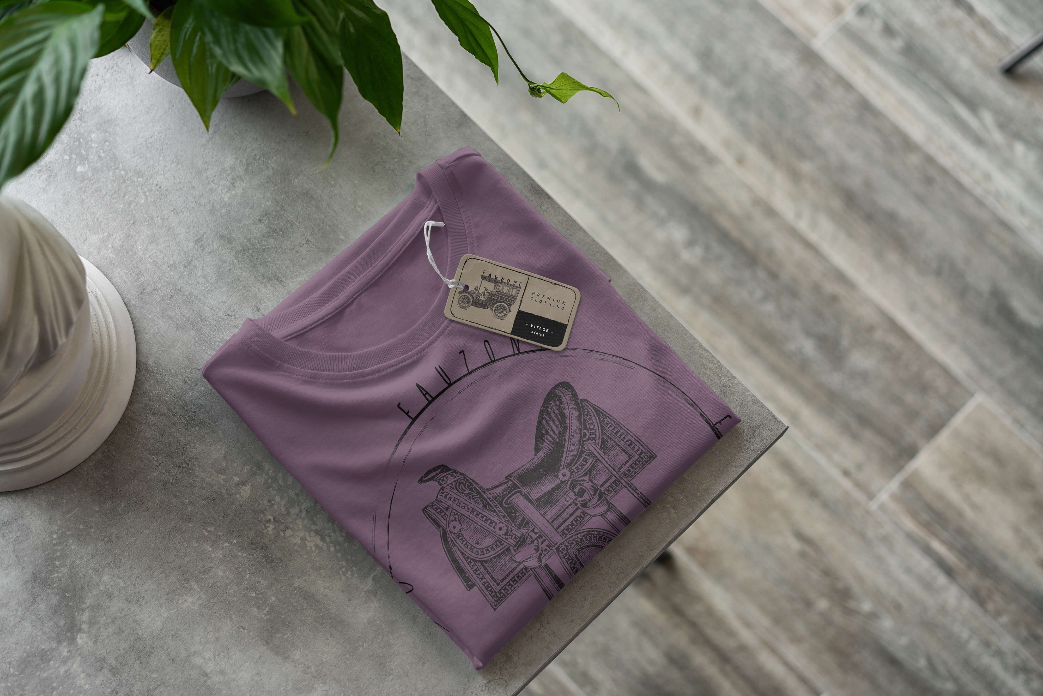 Sinus Art Vintage Shiraz Sattel T-Shirt T-Shirt Herren