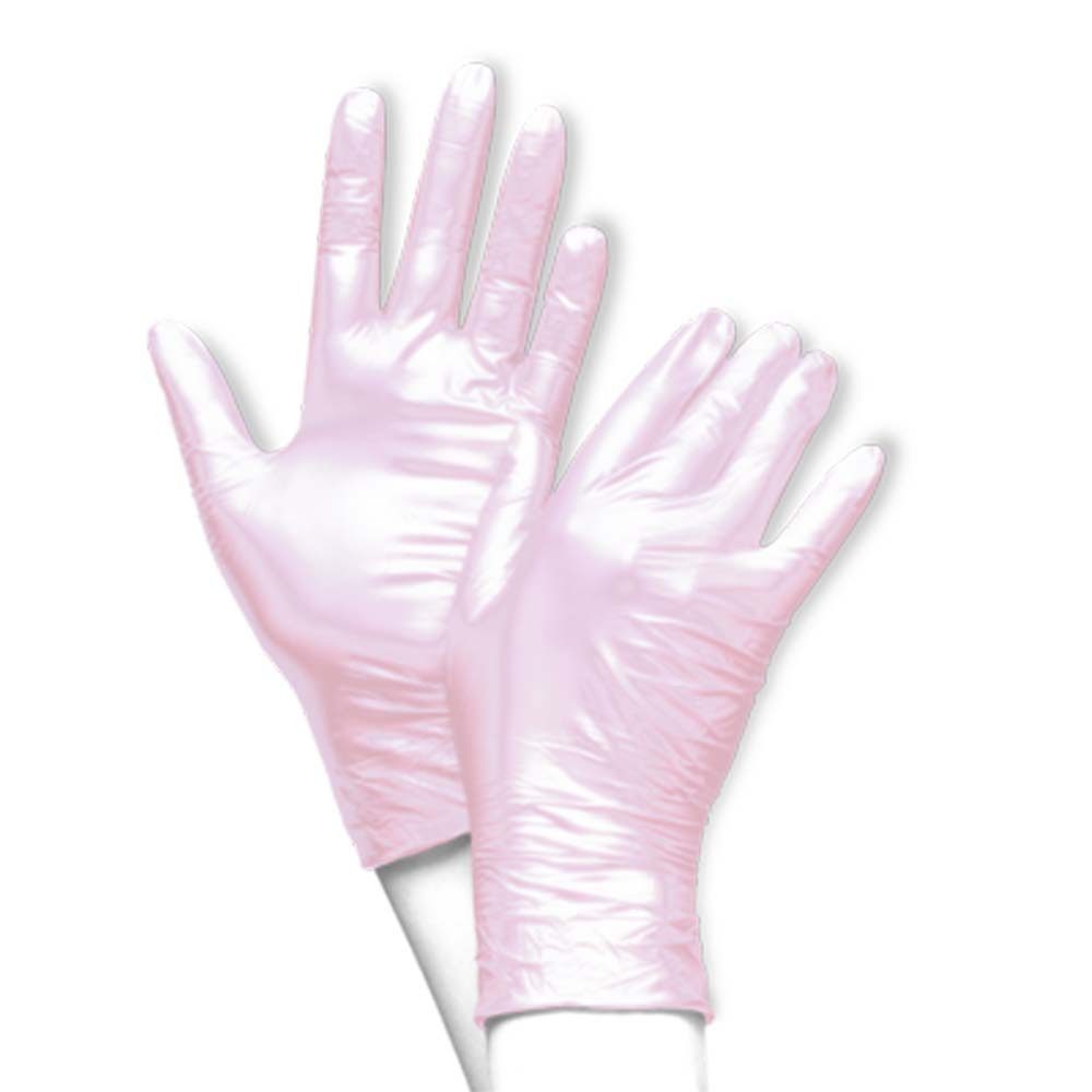 Unigloves® Nitril-Handschuhe FANCY® Rosa Einweghandschuhe - puderfrei, latexfrei - Розмір S (100-St)
