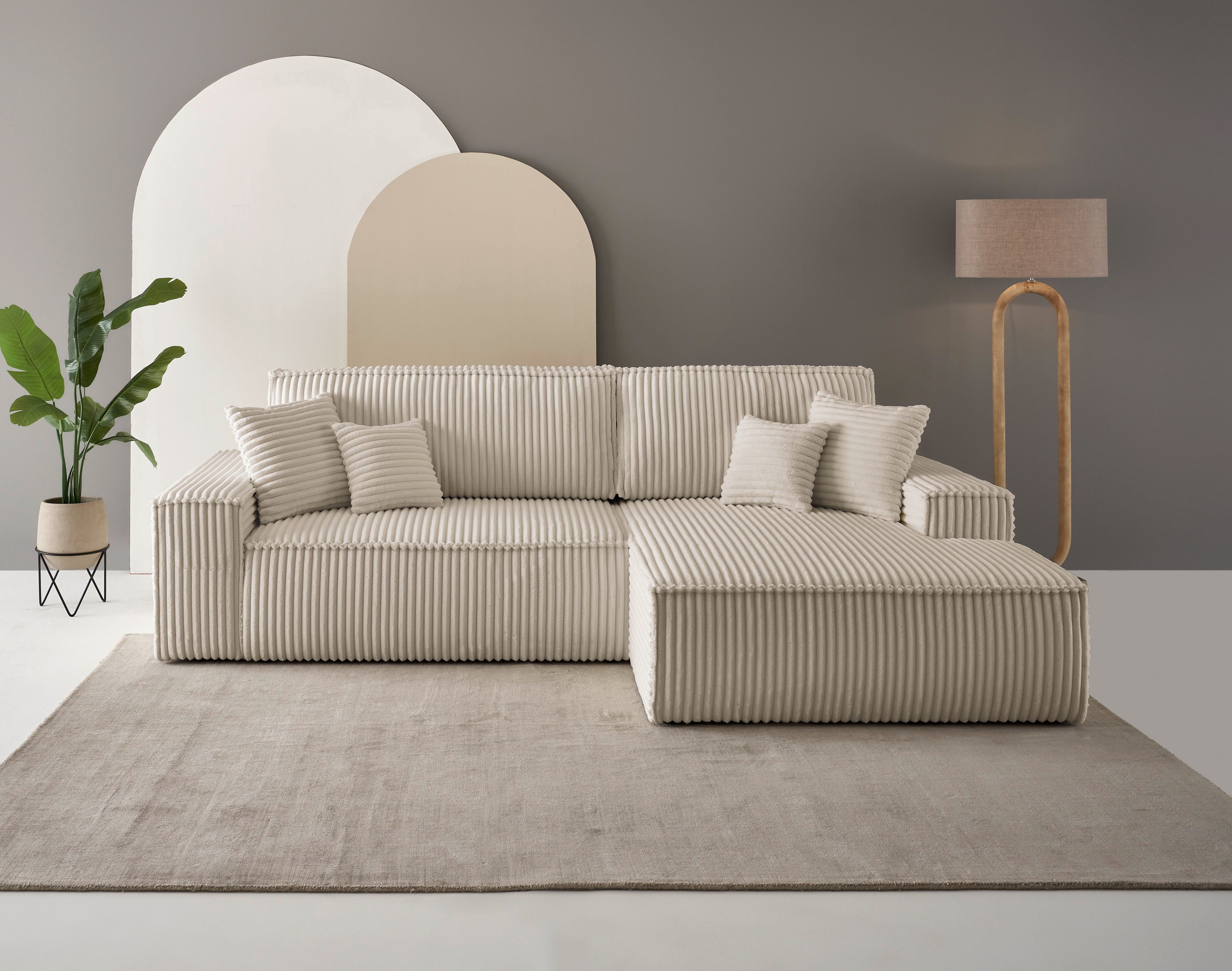 andas Ecksofa Finnley Schlafsofa 267 cm günstig online kaufen