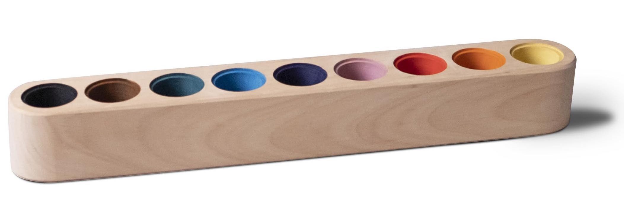 Ehrenkind Badorganizer Buntstifthalter aus Massivholz nach Montessori, Kind günstig online kaufen