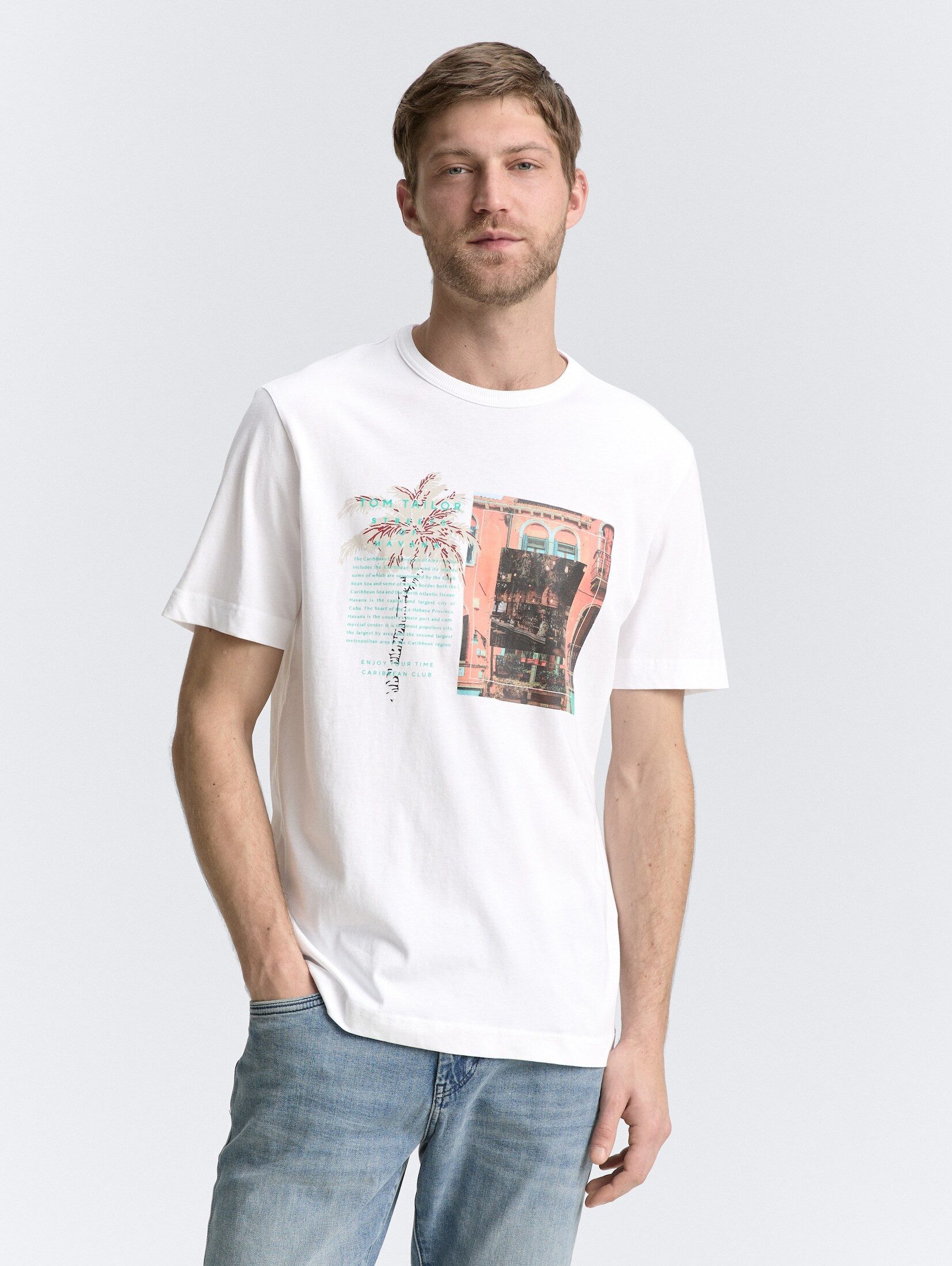 TOM TAILOR T-Shirt T-Shirt mit Foto-Print günstig online kaufen
