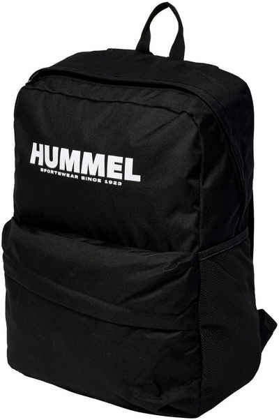hummel Rucksack HMLLEGACY CORE BACKPACK (1-tlg), Asymmetrischer Reißverschlussverlauf