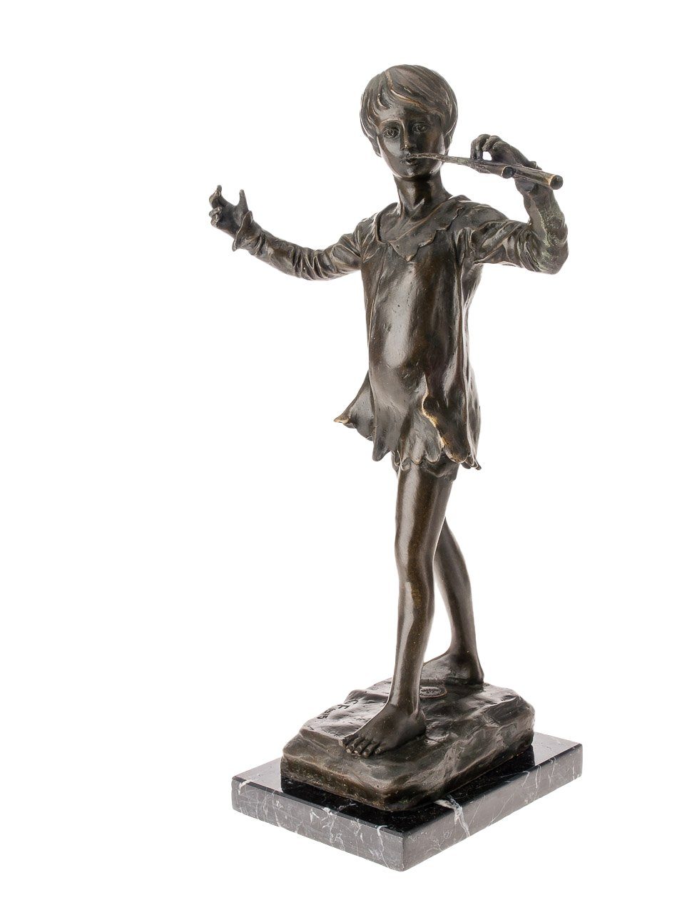 Pan Aubaho Figur Frampton Skulptur Re Peter Skulptur Bronze nach George Bronzeskulptur