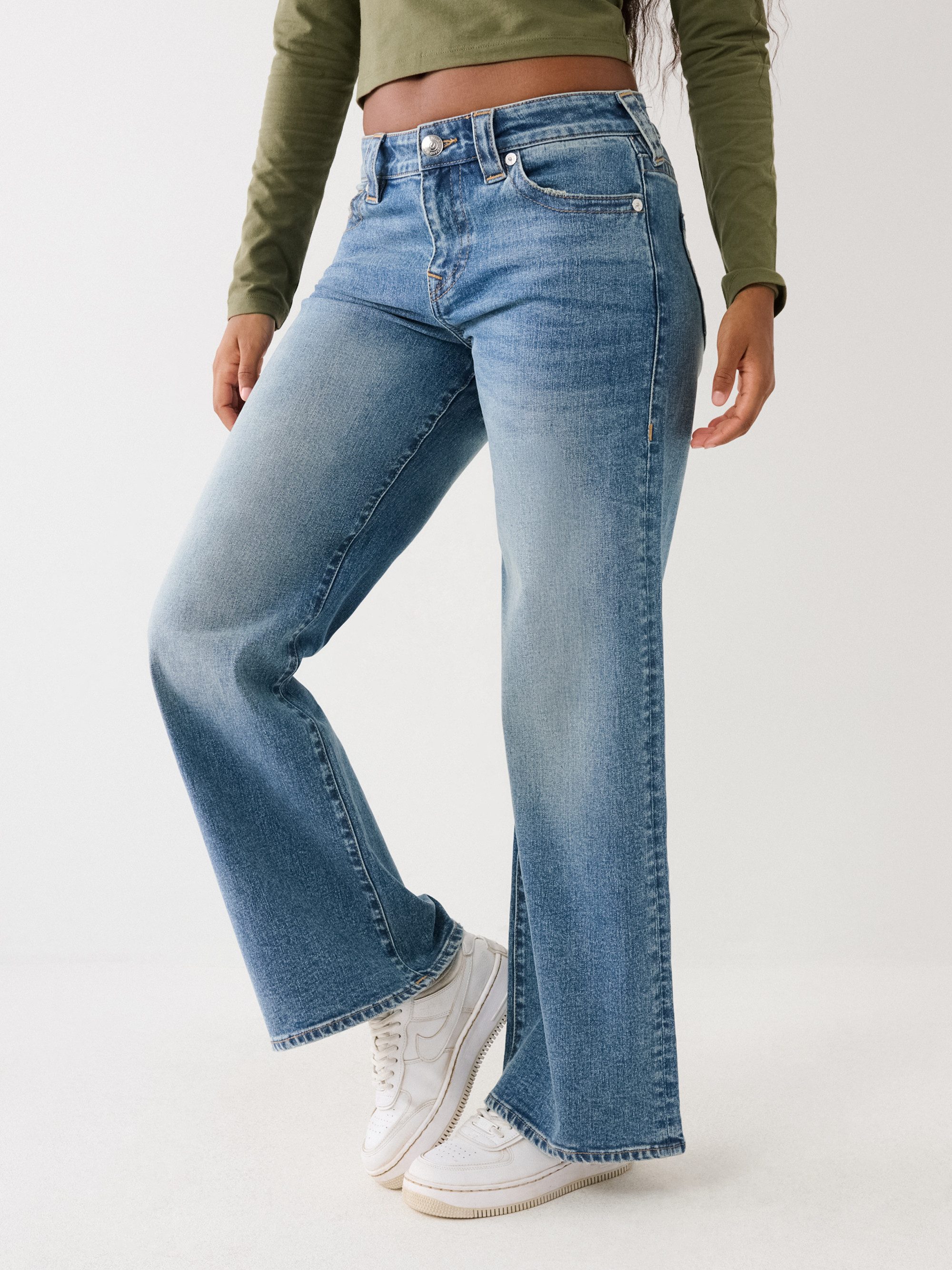 True Religion Loose-fit-Jeans BOBBI BAGGY JEAN Baumwollmischung, loose fit, regular waist