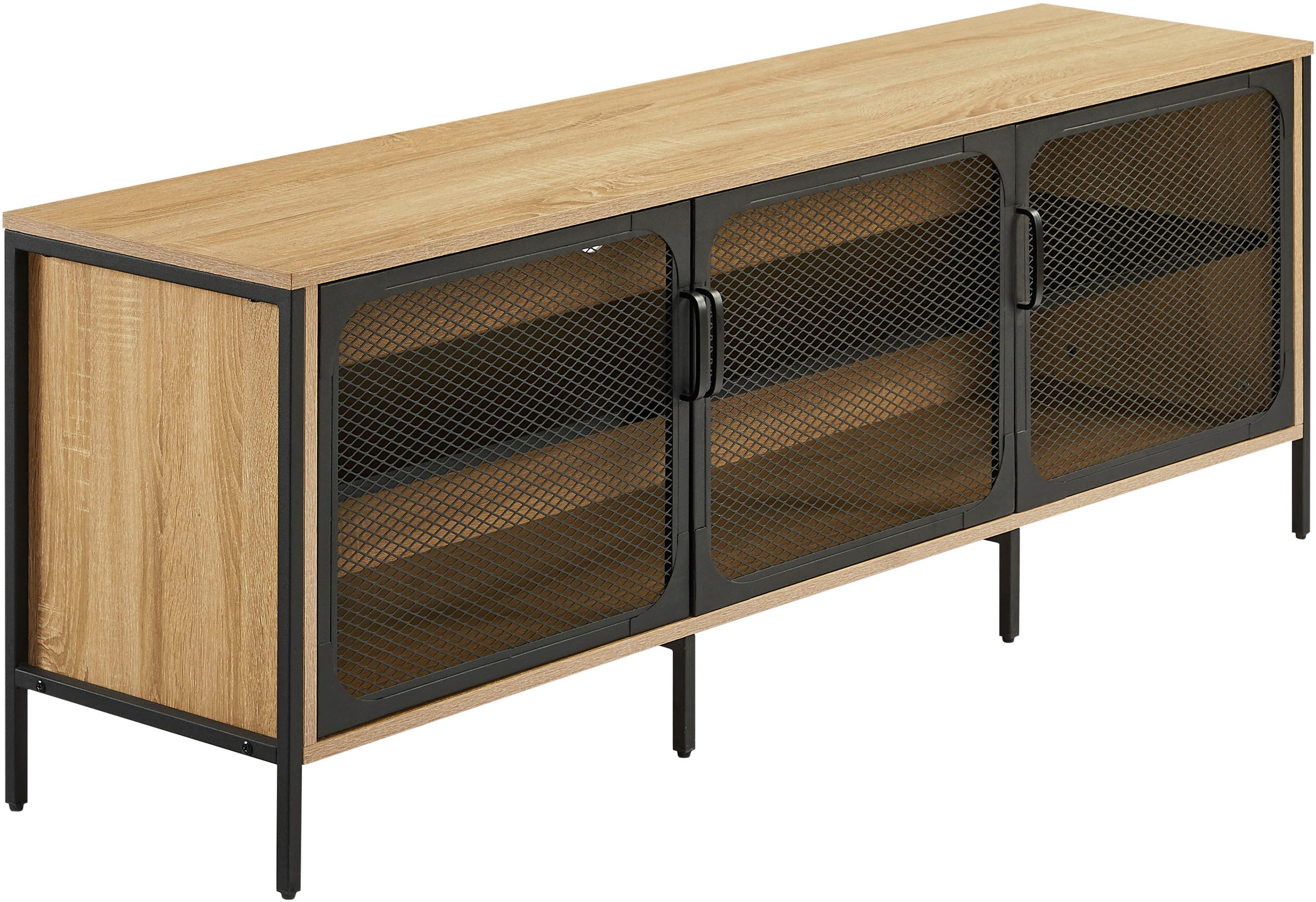 OTTO home TV-Board Amance, mit ABS-Kanten und pulverbeschichteten Metallbeinen, Breite 150 cm. Reduzierter Preis € 149,99. Unverbindliche Preisempfehlung € 309,99