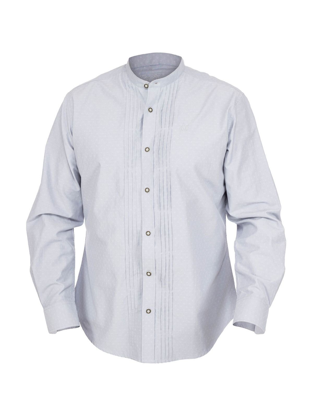 KRÜGER MADL & BUAM Trachtenhemd Hemd 911365-000-81 hellblau (Perfekt Fit)