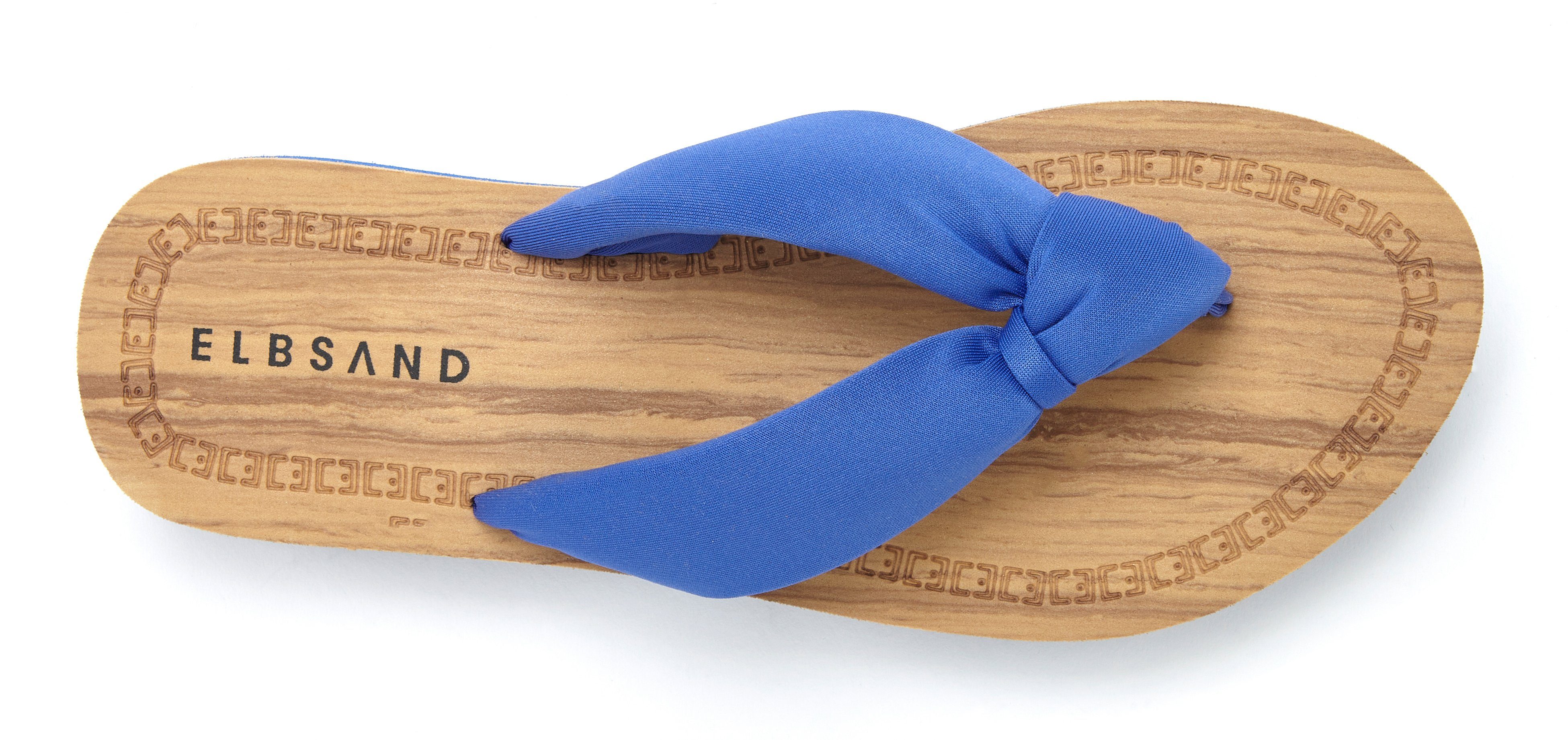 Elbsand Sandale,Badelatsche,Flip Flop,Mule, Pantolette,Badeschuhe,Sommerschuhe Badezehentrenner Zehentrenner mit wasserabweisender und ultraleichter Sohle VEGAN