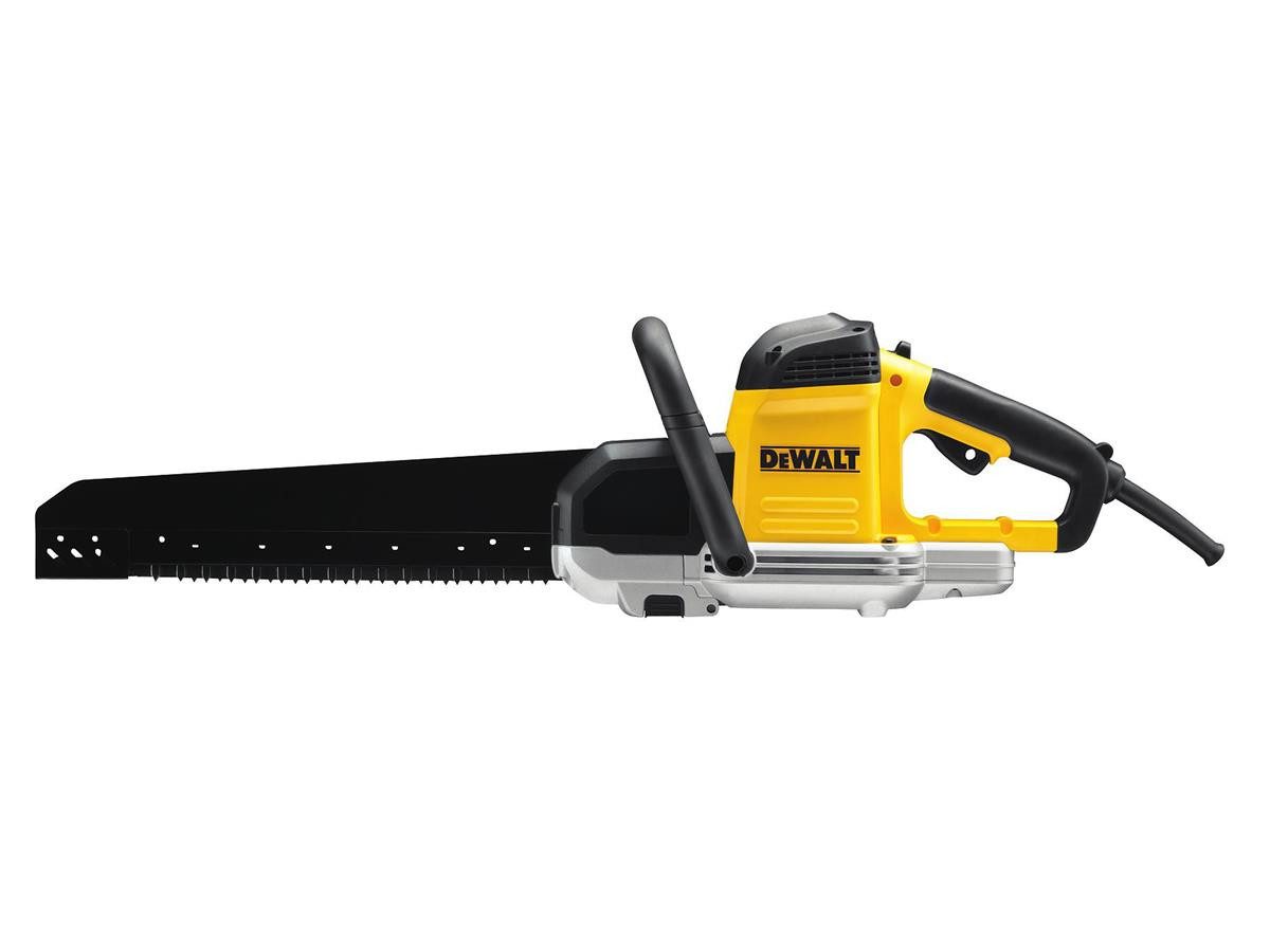 DeWalt Doppelblattsäge 1600Watt 295mm, Doppelsägeblatt-System, Verstärktes Schwert für höhere Genauigkeit
