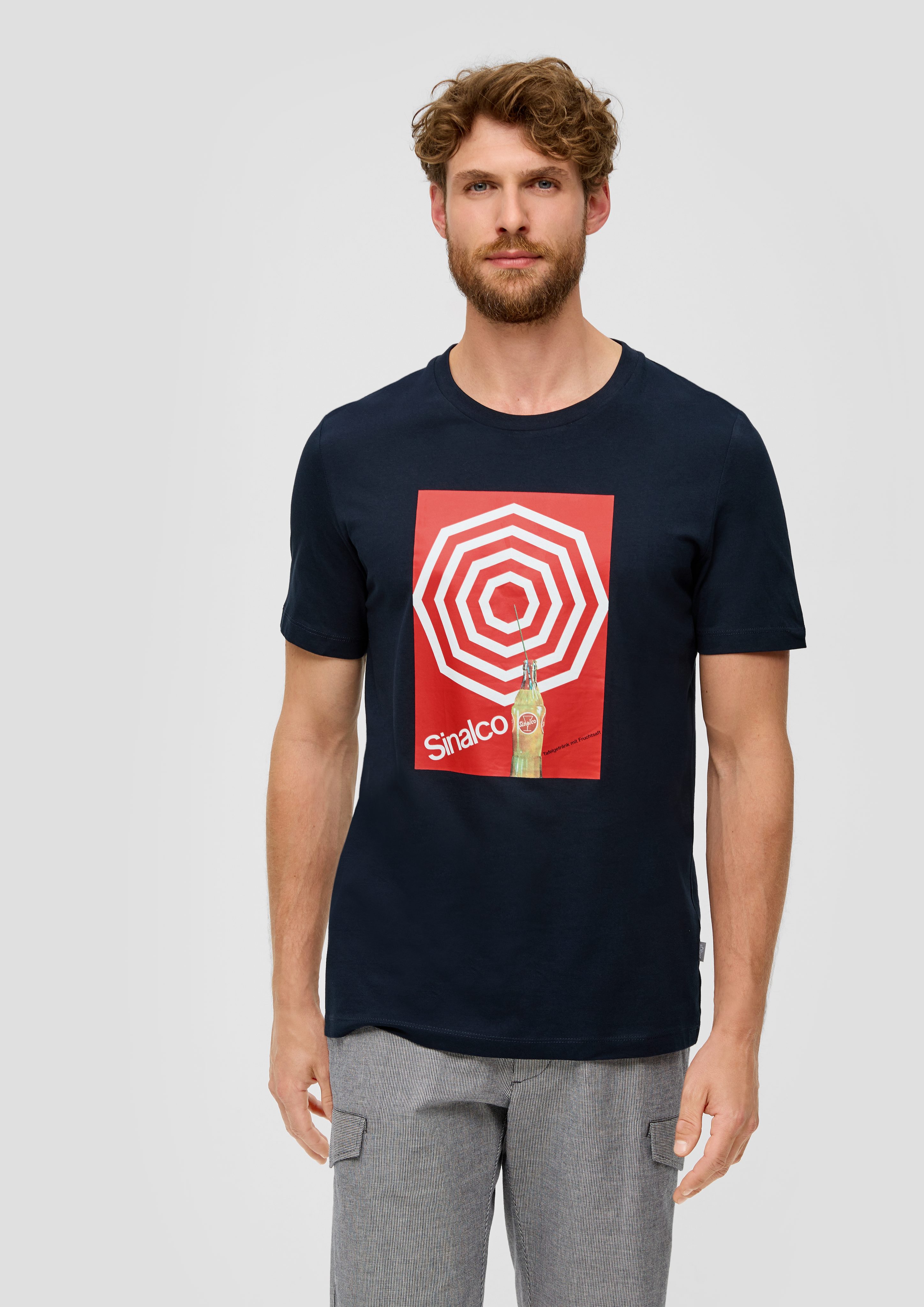 s.Oliver Kurzarmshirt T-Shirt mit Sinalco®-Print Artwork günstig online kaufen