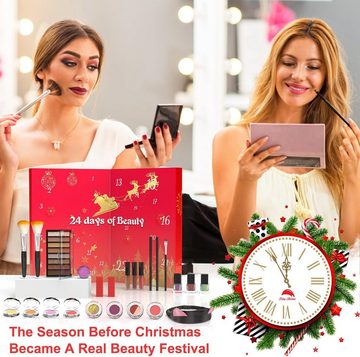 Aifanciey Adventskalender, mit Exquisite Kosmetik Geschenk 24 Tollen Beautyprodukten für Frauen