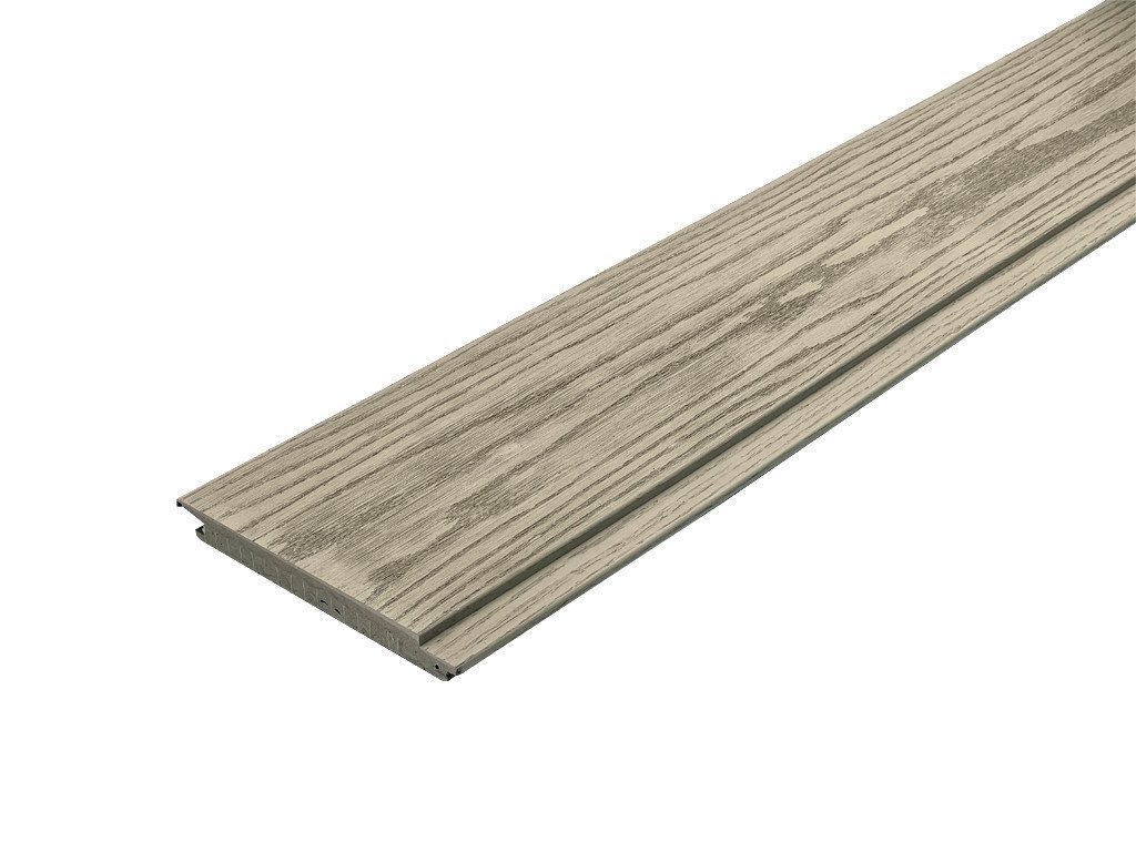 Outgarden Wandpaneel Outgarden WPC Fassadenprofil WPC Profil Beige Außenfassade, BxL: 20x358 cm