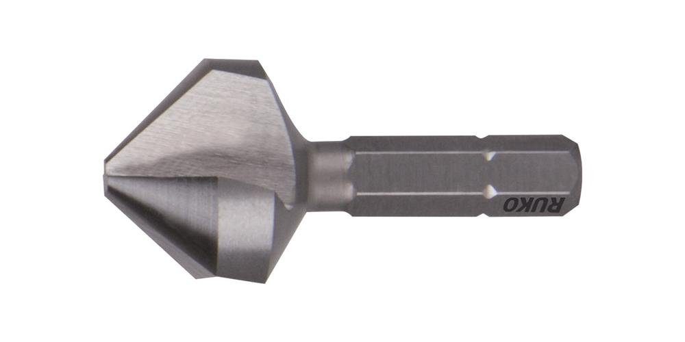 Länge 35 mm ″ Senkbit 12,4 Kegelsenker Nenn-Ø 6KT-Schaft mm 1/4 HSS Ruko