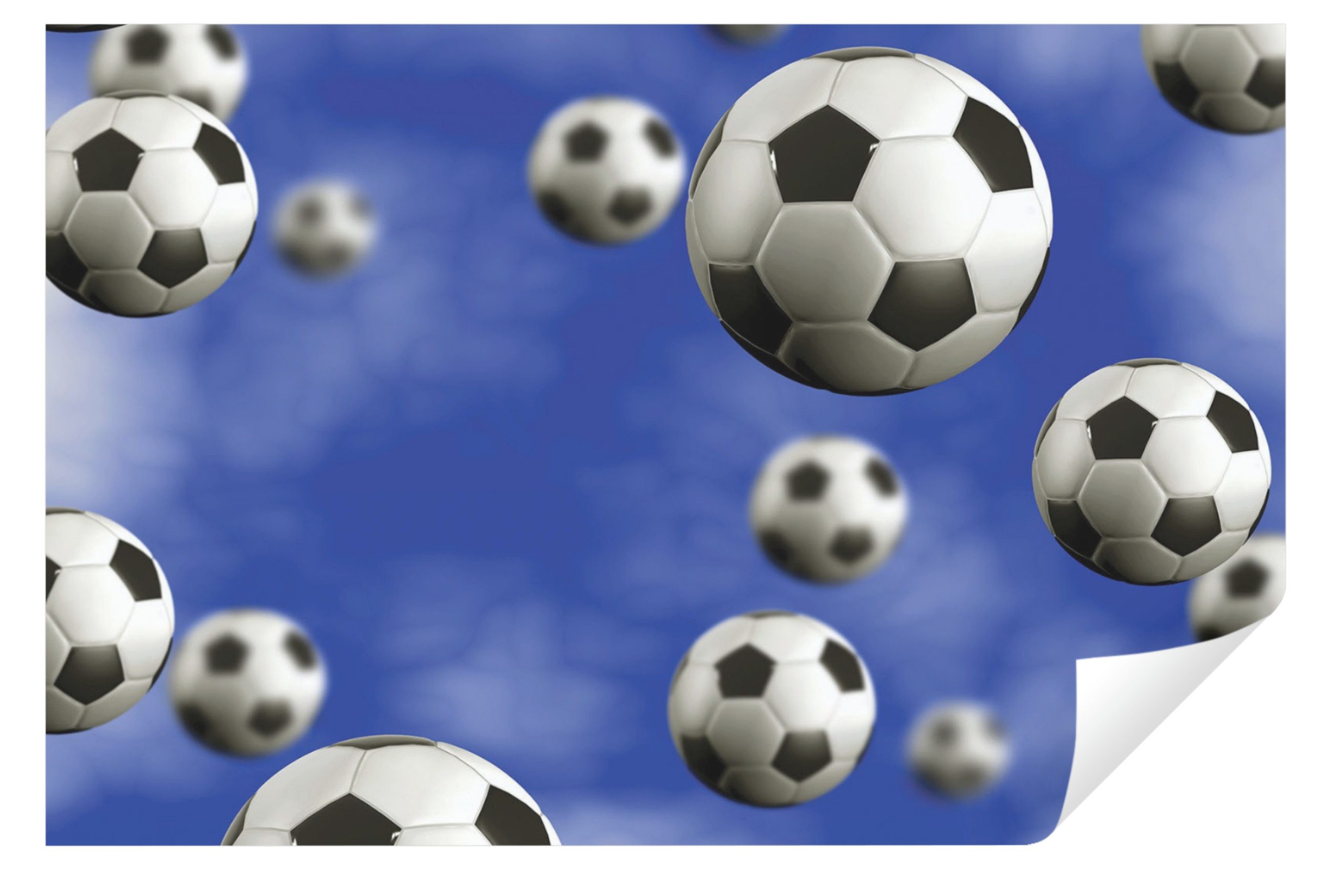 Wallarena Fototapete Kinderzimmer Jungen Fußball Tapete Wandtapete 368x254, günstig online kaufen