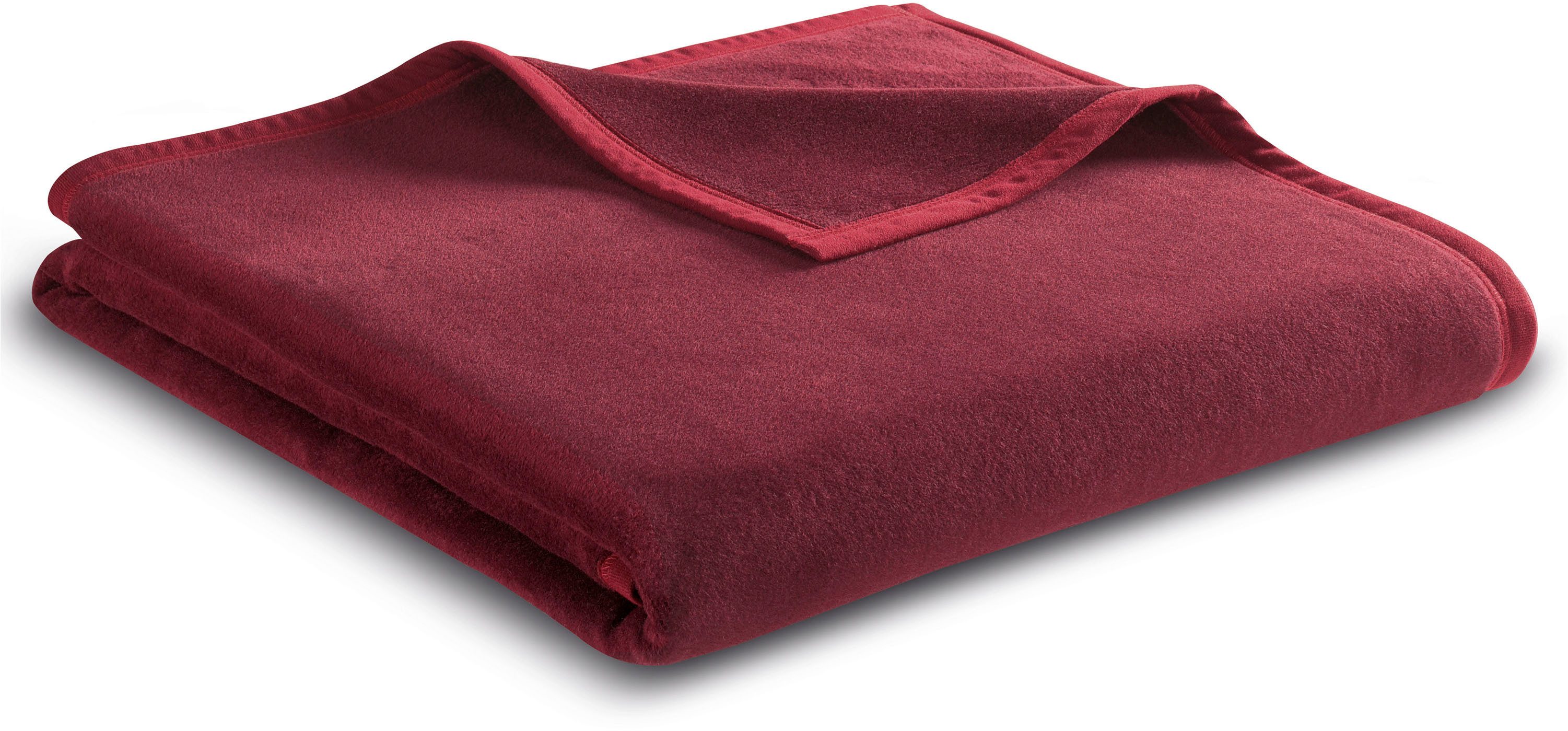 Wohndecke Unicolour, Biederlack, in vielen Farben