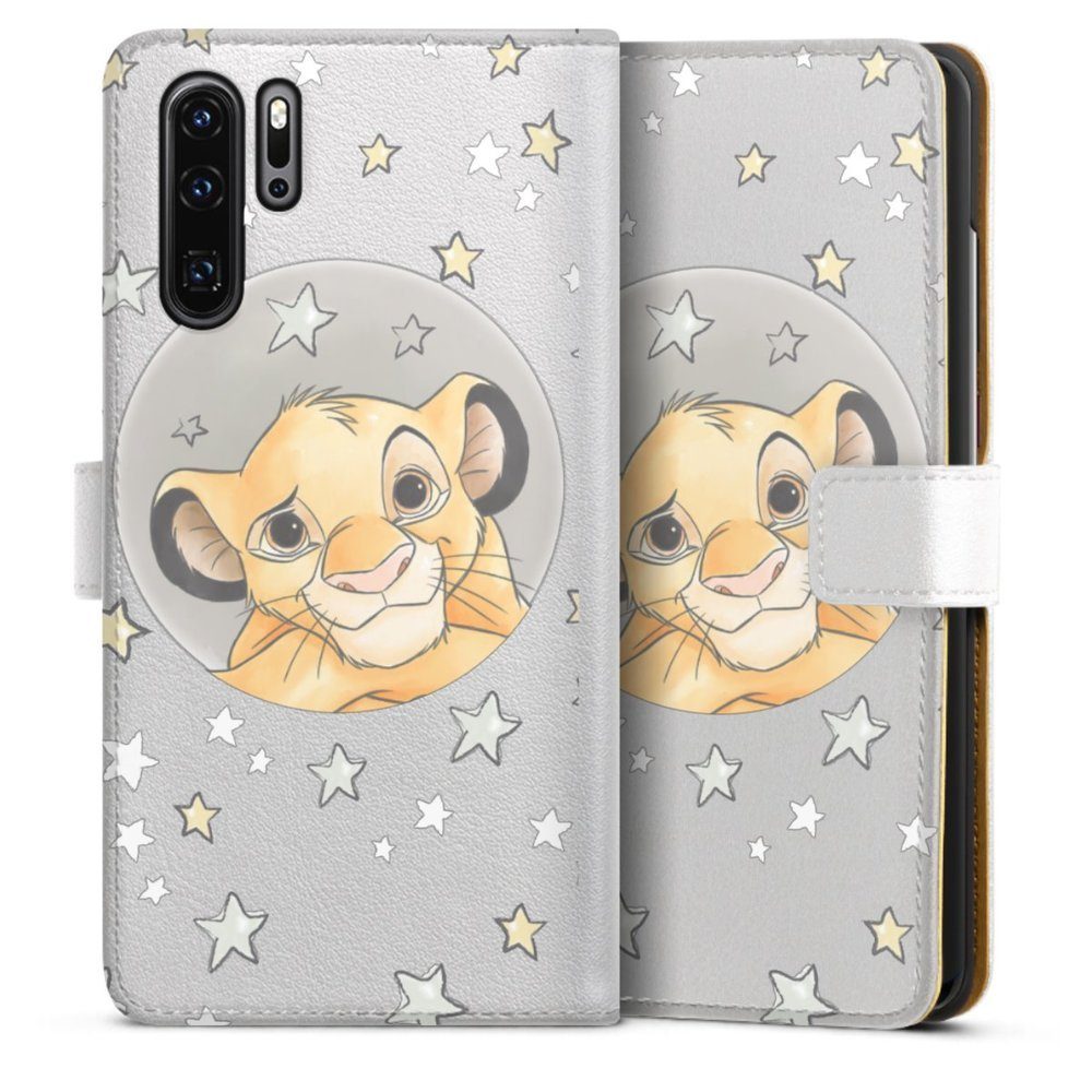 DeinDesign Handyhülle Simba Disney König der Löwen Simba ohne Hintergrund, Huawei P30 Pro New Edition Hülle Handy Flip Case Wallet Cover