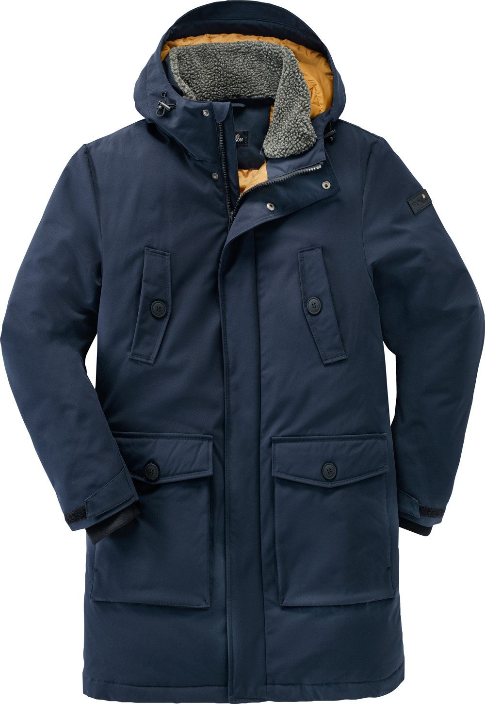 HENSON&HENSON Parka Stark wasserabweisend mit 5.000 mm Wassersäule