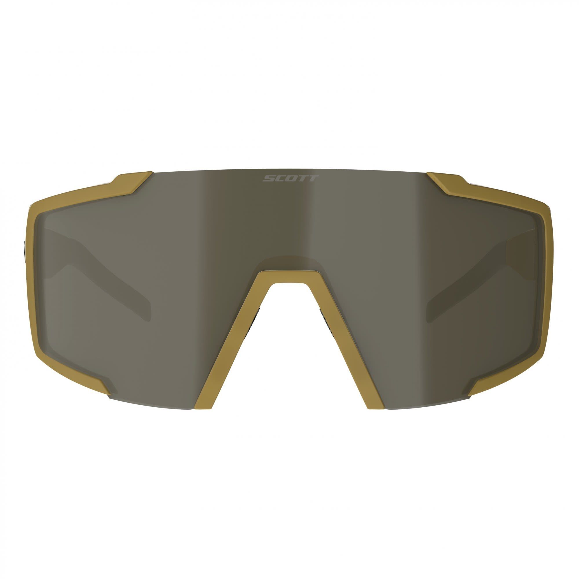 Scott Fahrradbrille Scott Shield Compact Accessoires Bronze Gold Chrome Sunglasses 