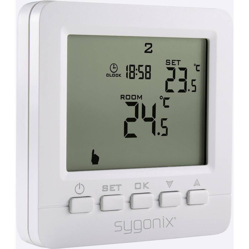 Sygonix Raumthermostat Programmierbares Heizungsthermostat, digital SY-4500818