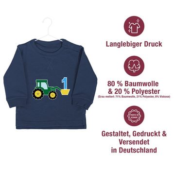 Shirtracer Sweatshirt Traktor Ernster 1. Geburtstag