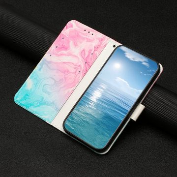 CLM-Tech Handyhülle Hülle für Samsung Galaxy A13 5G Tasche aus Kunstleder Klapphülle Etui, Kartenfächer, Standfunktion, Magnetverschluss
