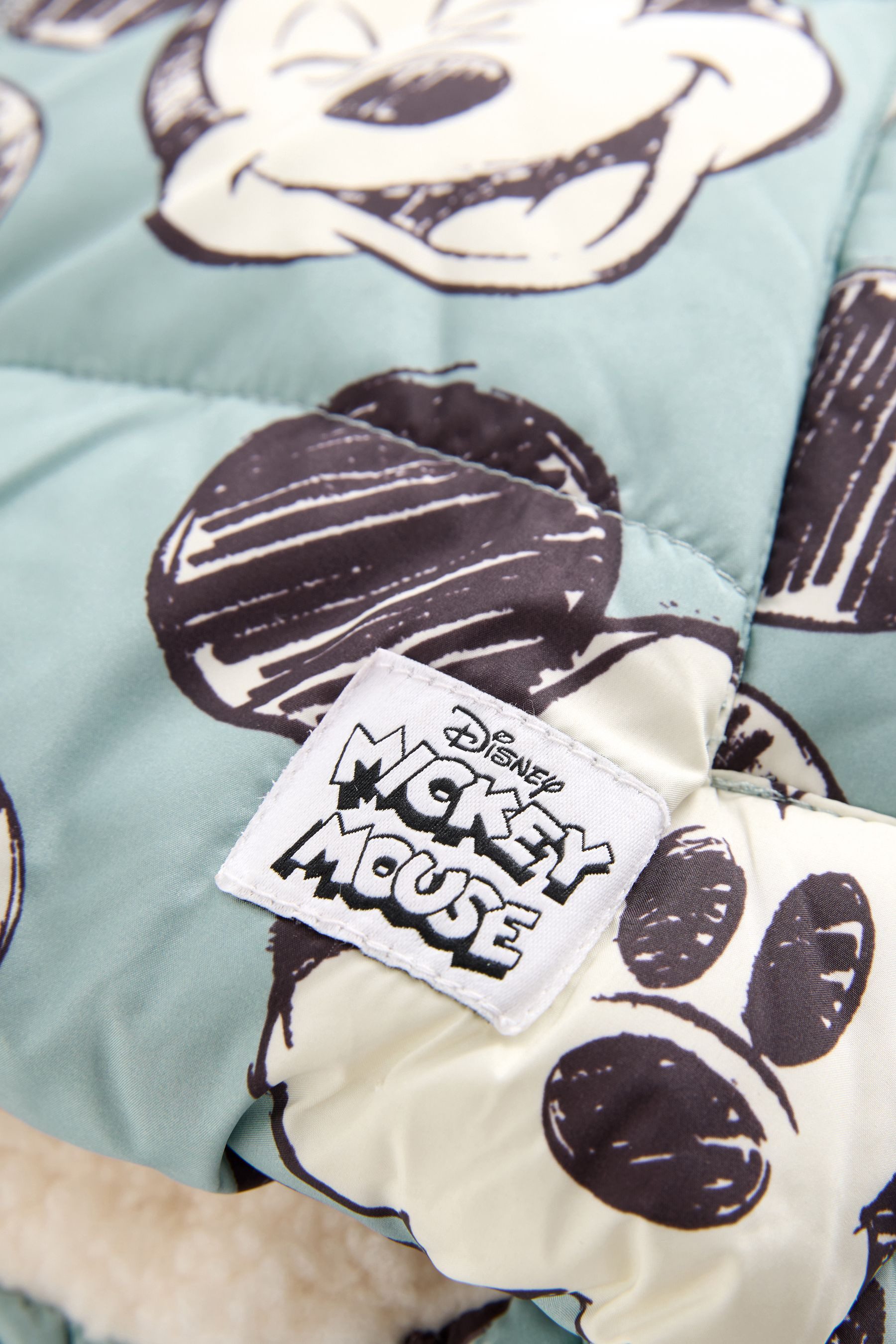 Next Steppjacke Steppmantel mit Borgfutter, Mickey (1-St)