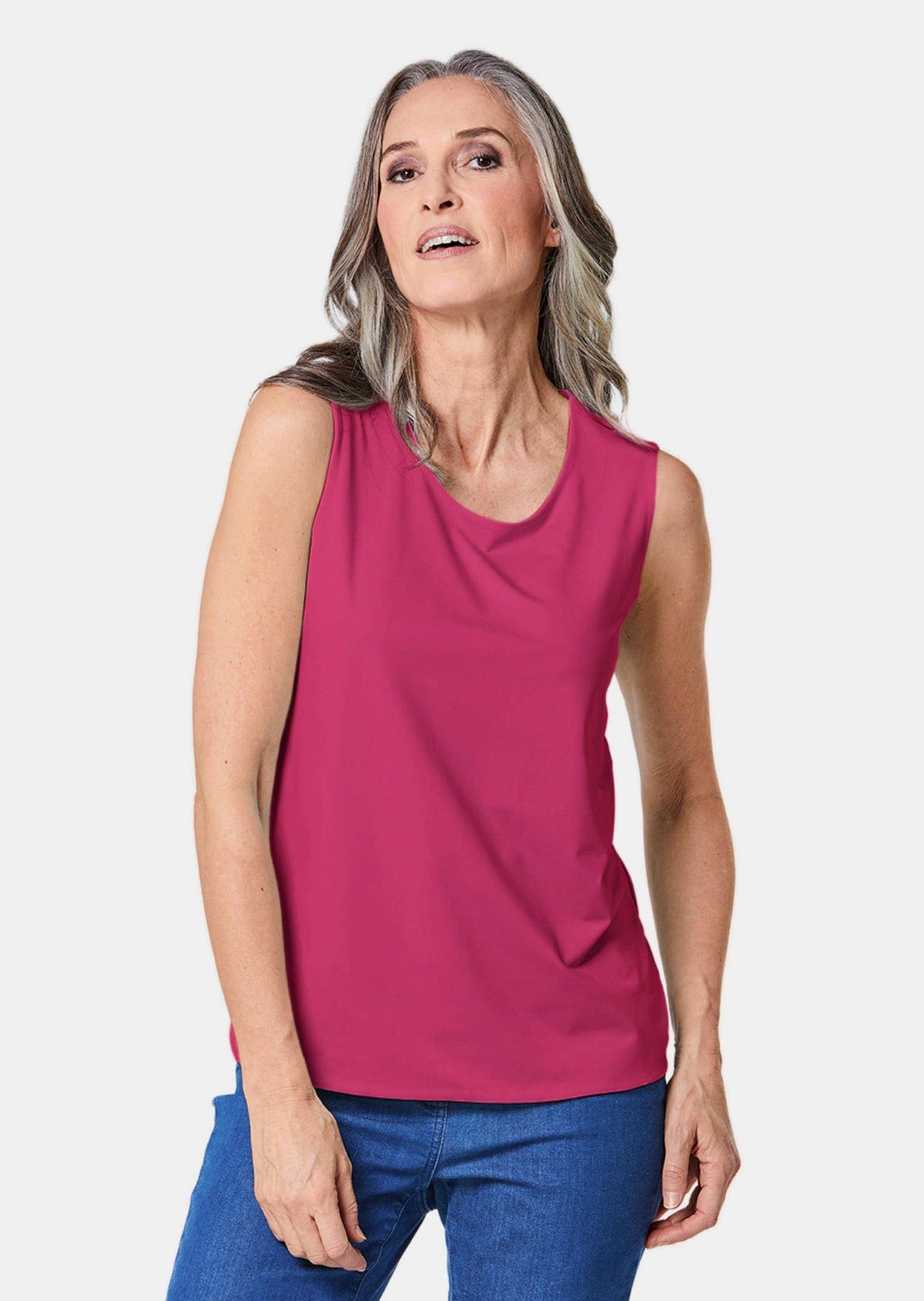 GOLDNER Shirttop Gepflegtes Top in formstabiler günstig online kaufen