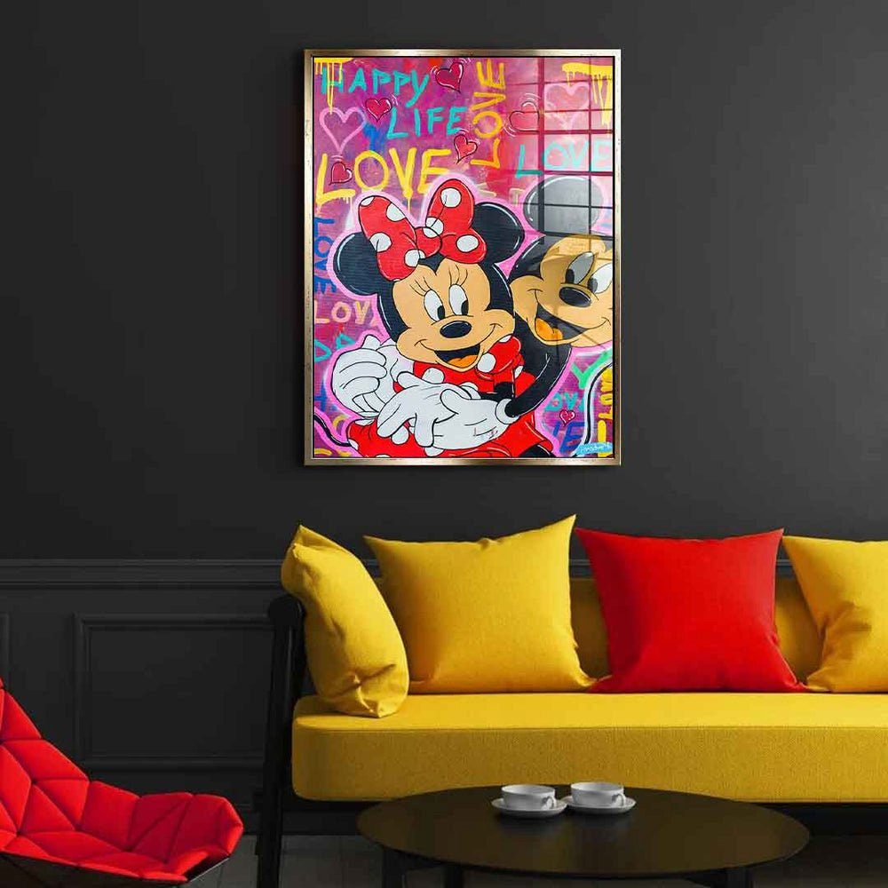 DOTCOMCANVAS® Acrylglasbild Happy Life - Acrylglas, günstig online kaufen