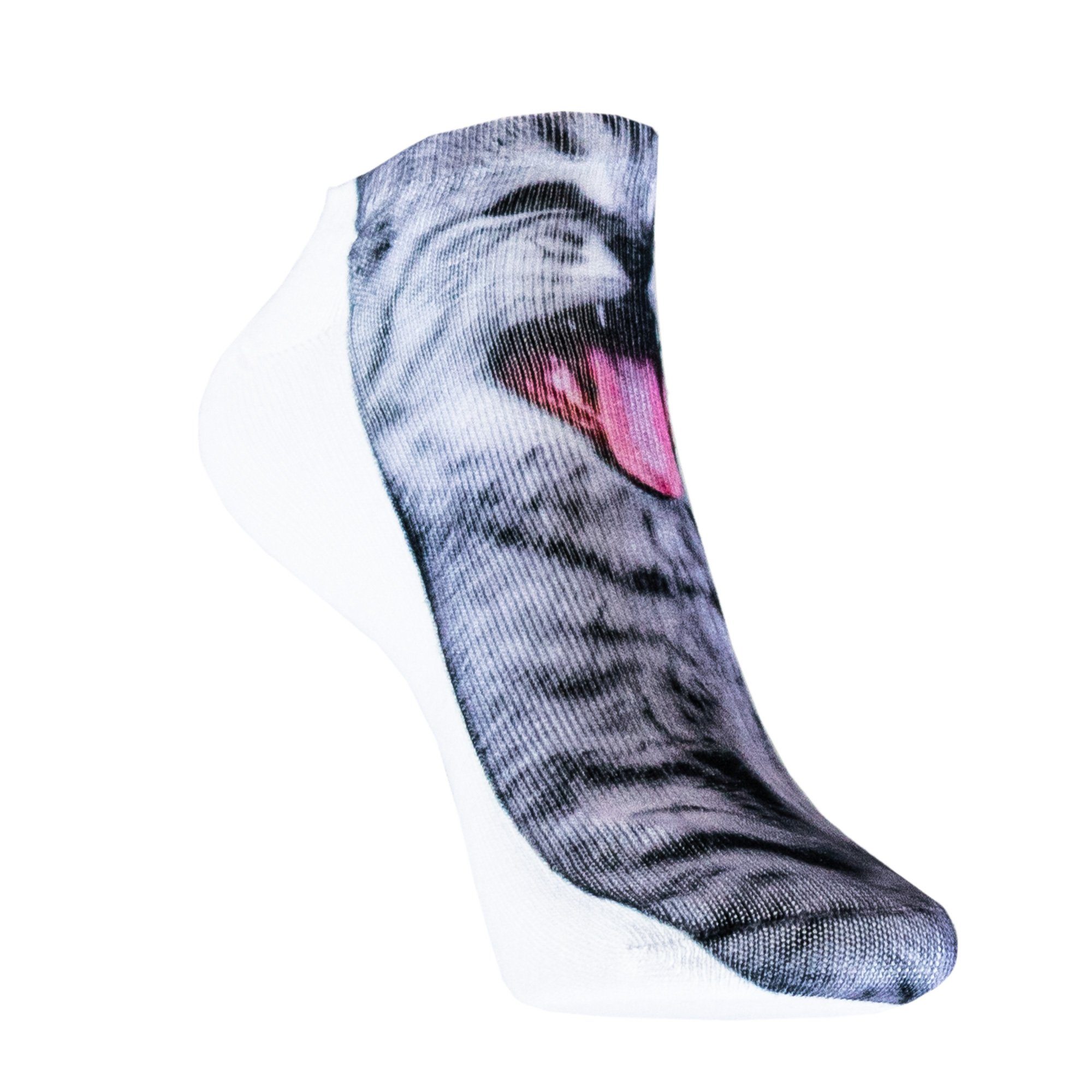cosey Sneakersocken 1 Paar Sneaker Socken – Katzen Design – Einheits-Größe günstig online kaufen