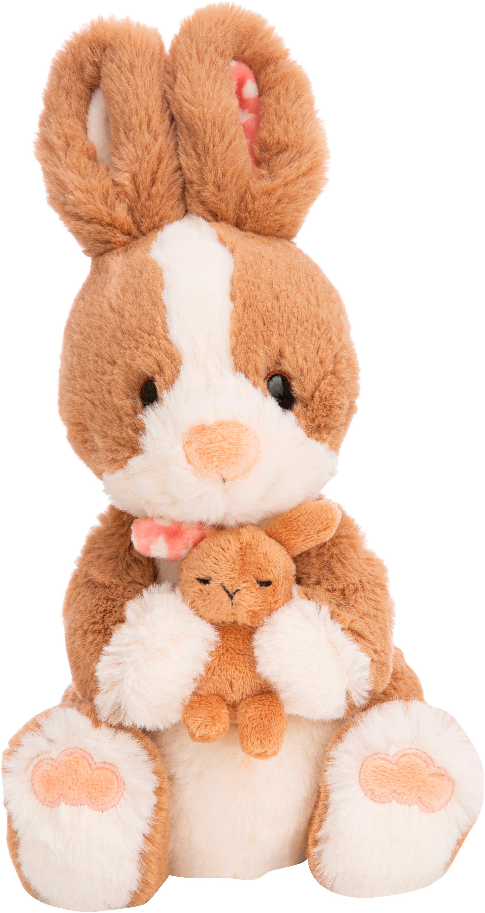 Nici Kuscheltier Meadow Friends, Hase Hopsala 25 cm & Kind schlenkernd GREEN