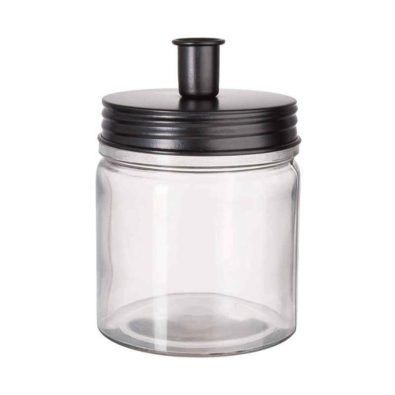 BUTLERS Kerzenhalter »CANDLE JAR Glas mit Kerzenhalter Höhe 15cm«