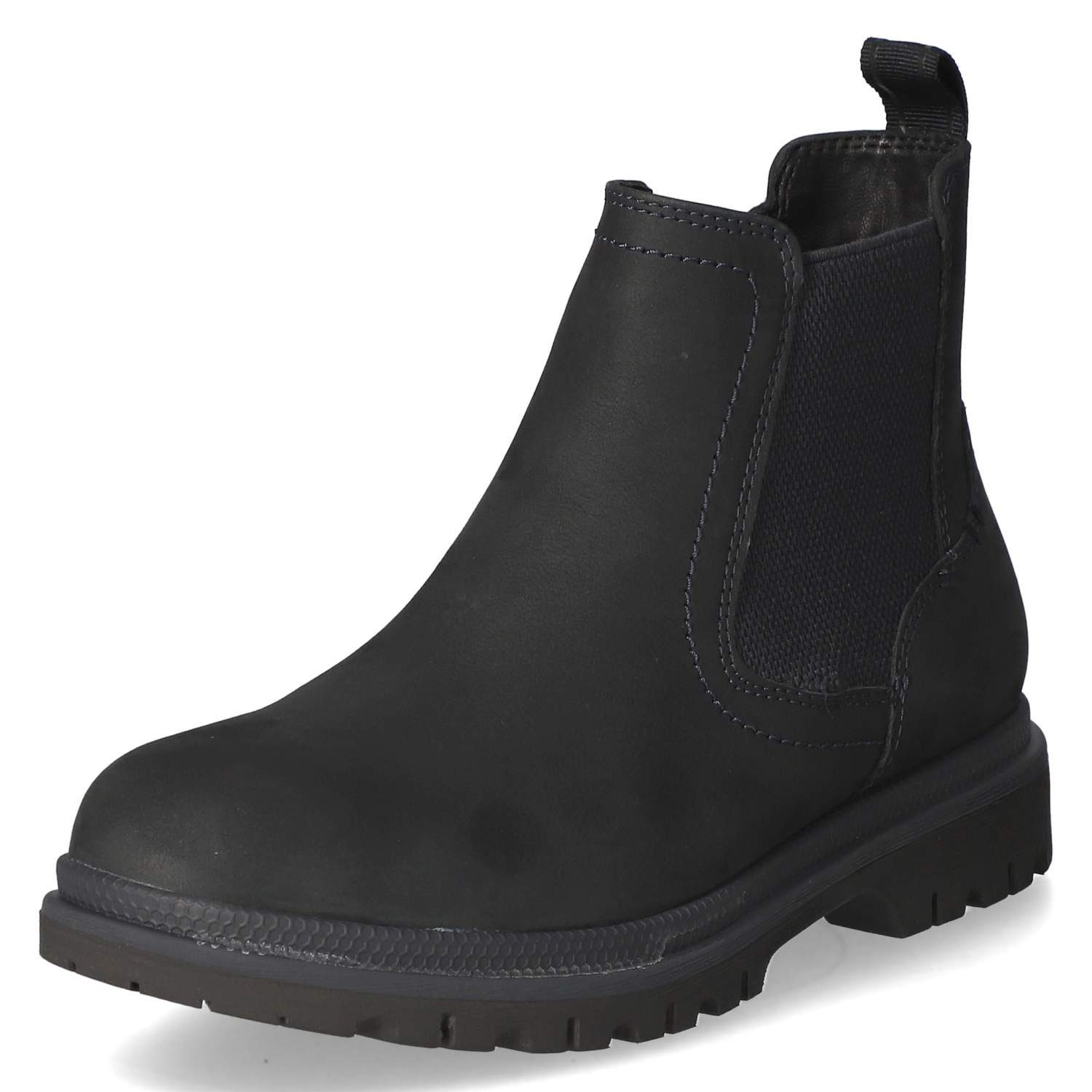 Tamaris Tamaris 1-25440-45/805 Damen Leder & Textil blau Schlupfstiefel günstig online kaufen