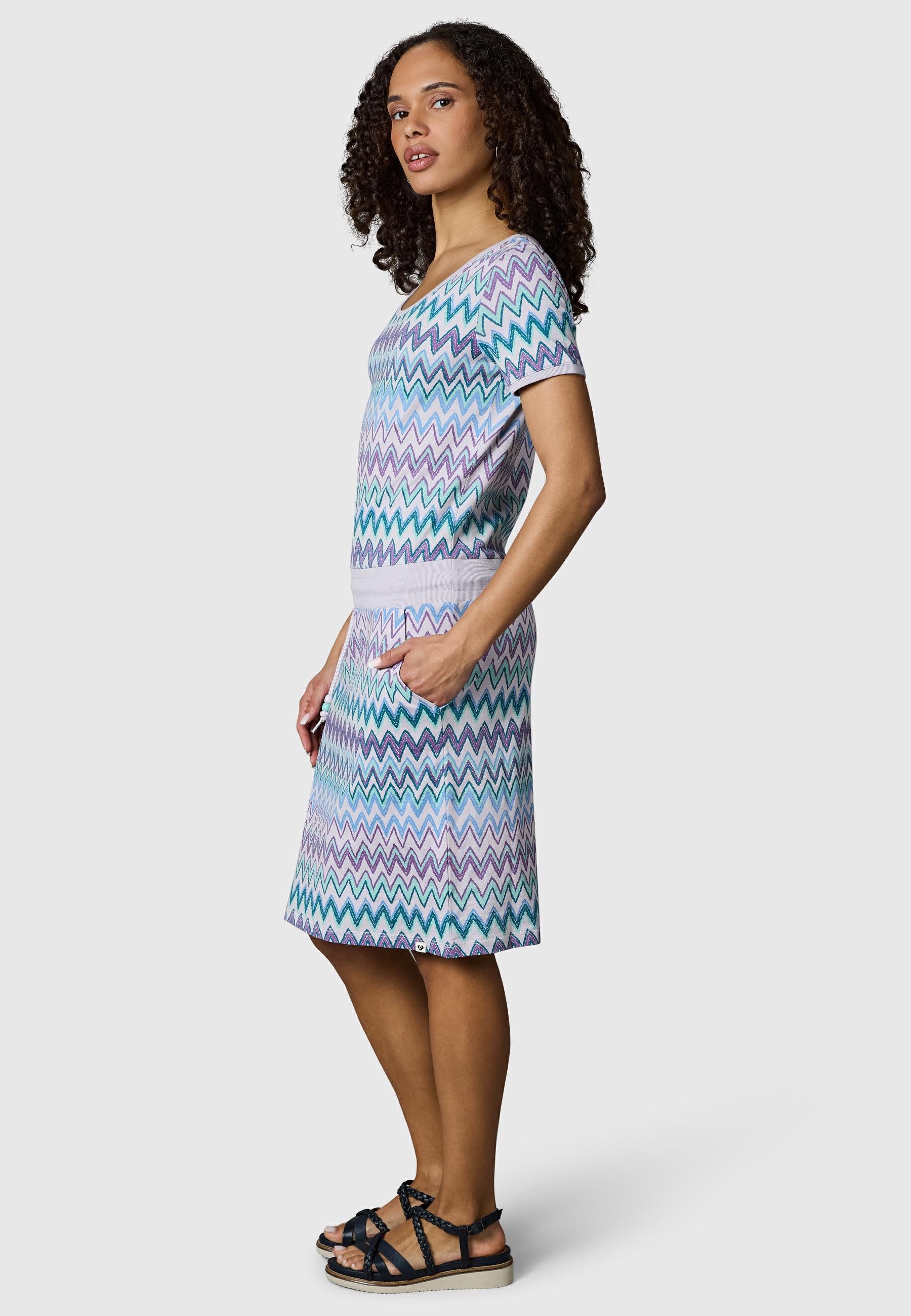 Ragwear Minikleid Baomi Print YOUMODO Gemustertes kurzes Sommerkleid mit Ta günstig online kaufen