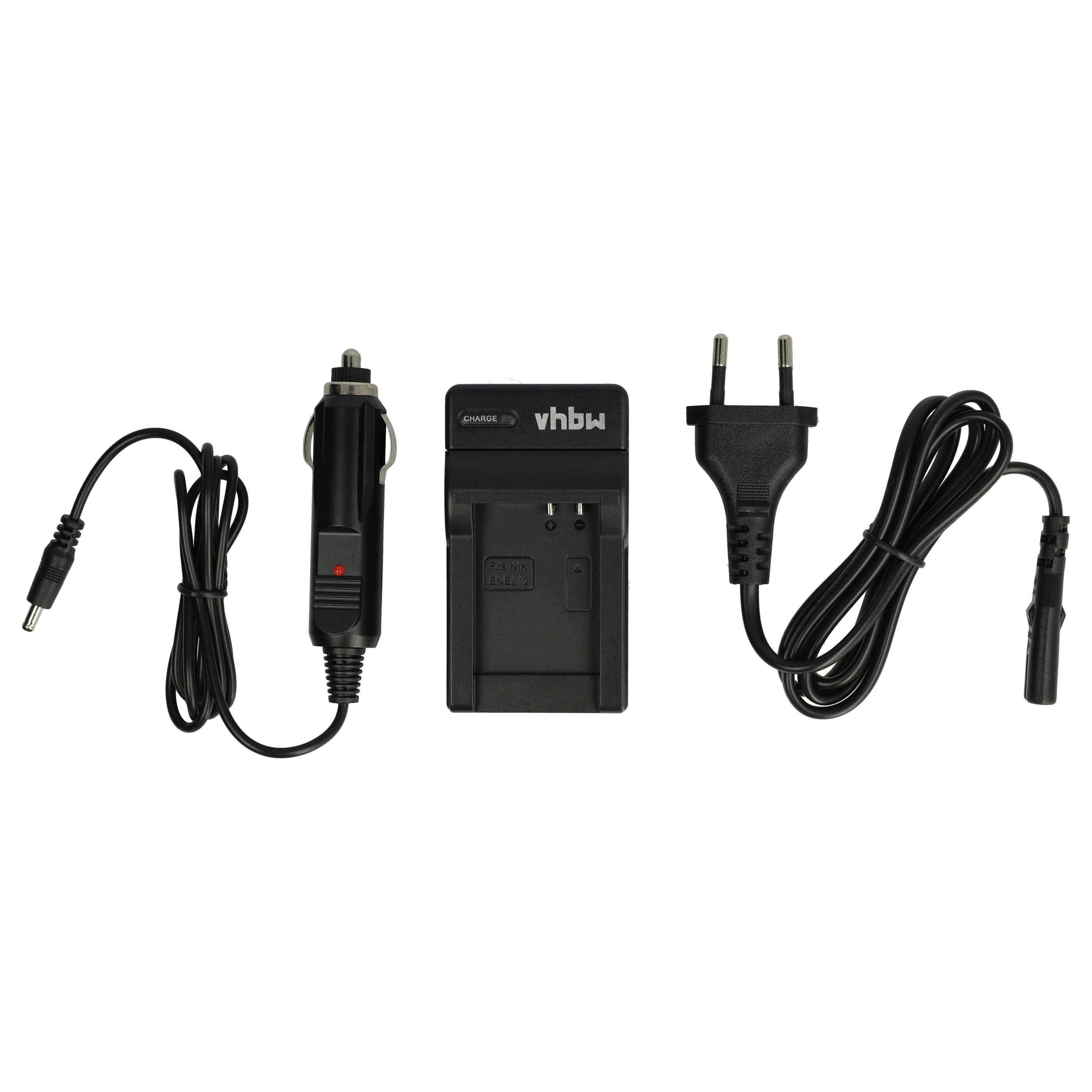vhbw passend für Nikon EN-EL12 Kamera / Foto DSLR / Foto Kompakt / Kamera-Ladegerät
