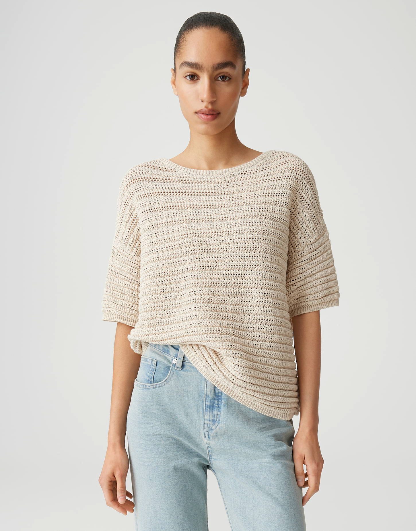 OPUS Strickpullover Strick Pinse breath
