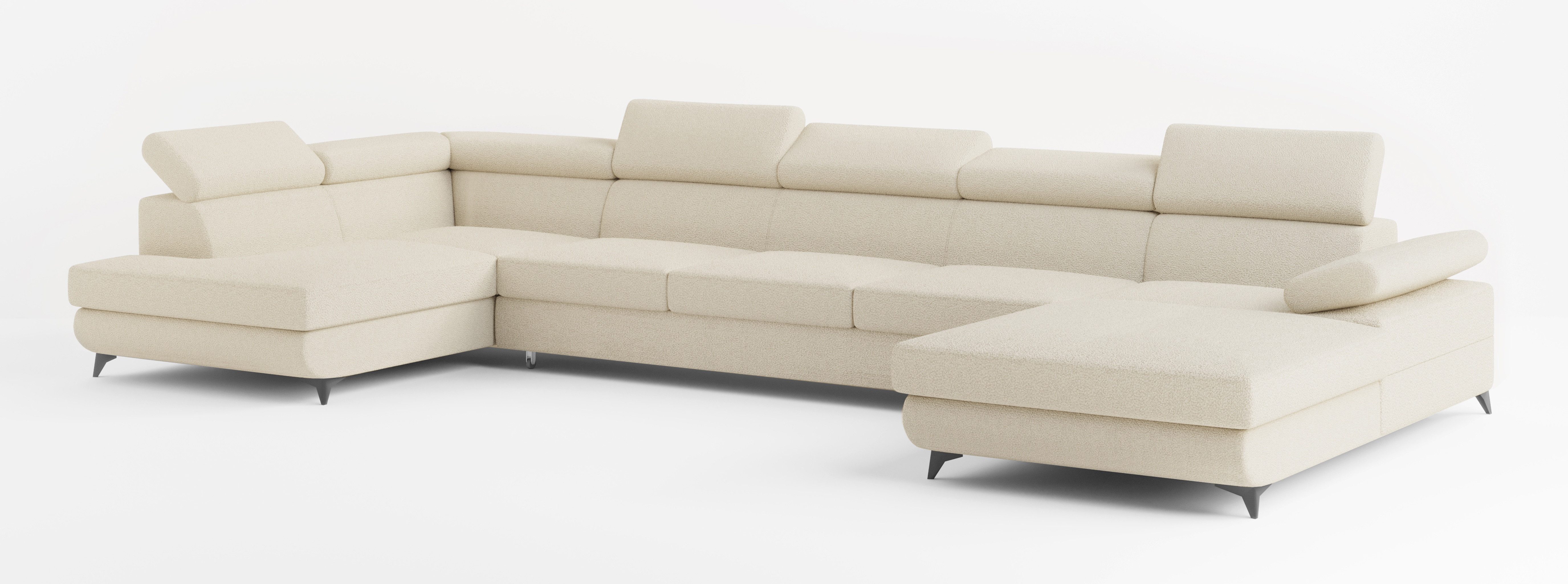 Masseno Ecksofa MONTIVA mit Schlaffunktion U-Form, günstig online kaufen