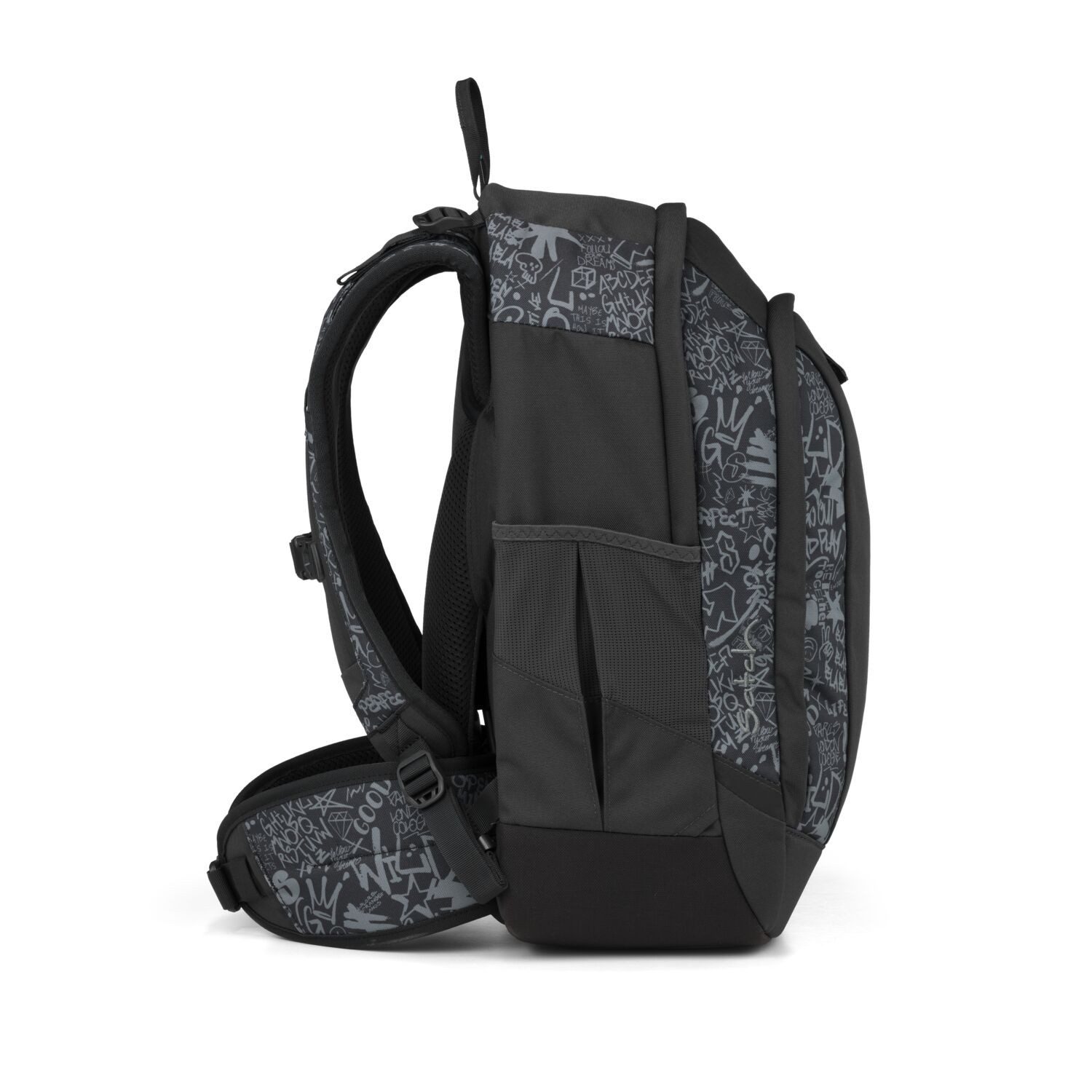 Satch Schulranzen Schulrucksack-Set AIR Street Ink 3-teilig (3-teilig), Schulranzen, ergonomisch, Laptop-Fach, Your-Size-System – Bild 5 von 5