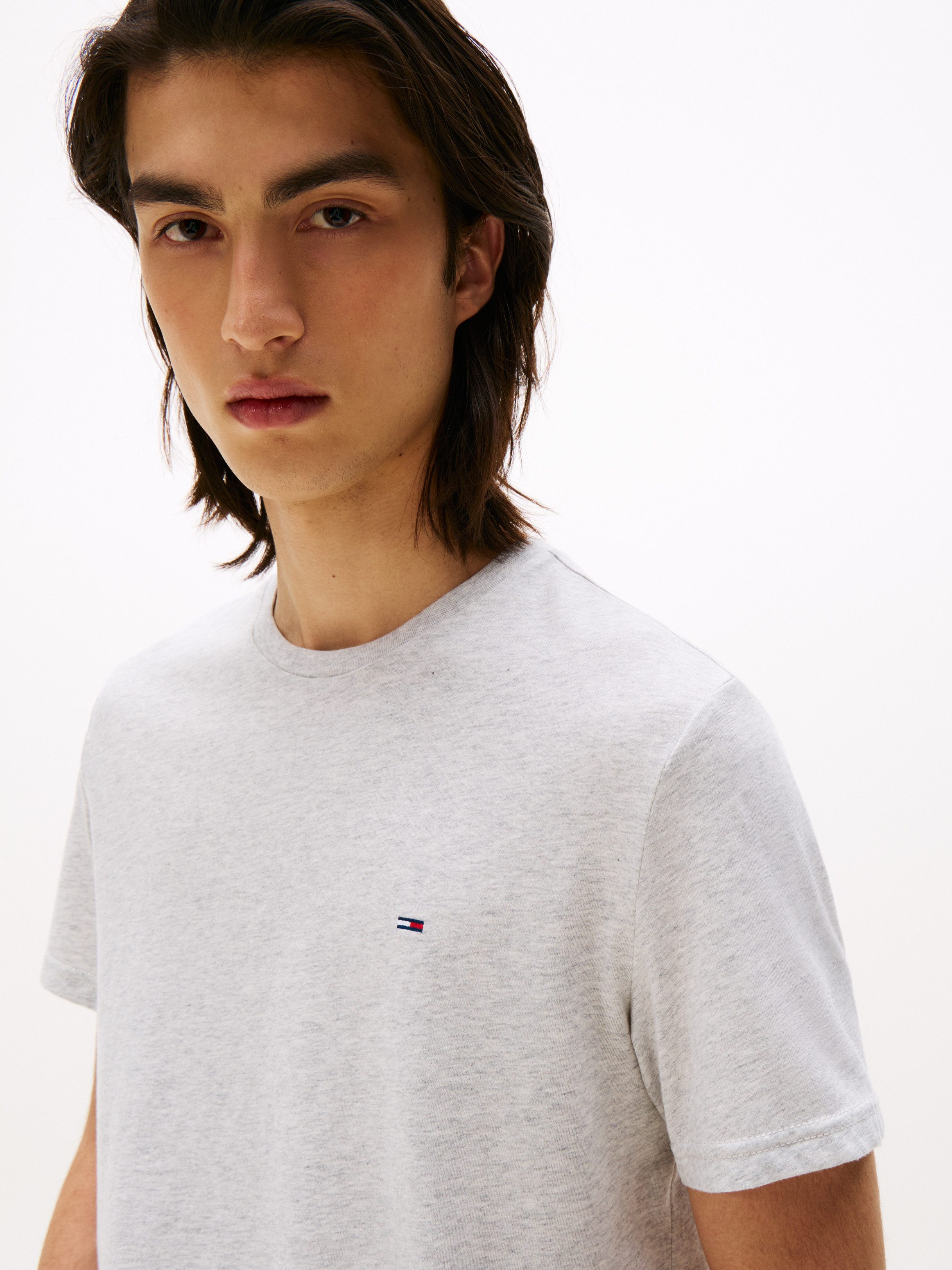 Tommy Jeans T-Shirt TJM XSLIM JASPE HTR TEE EXT Mit Rundhalsausschnitt günstig online kaufen