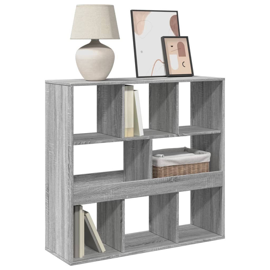 vidaXL Bücherregal Bücherregal/Raumteiler Grau Sonoma 100x33x94,5 günstig online kaufen