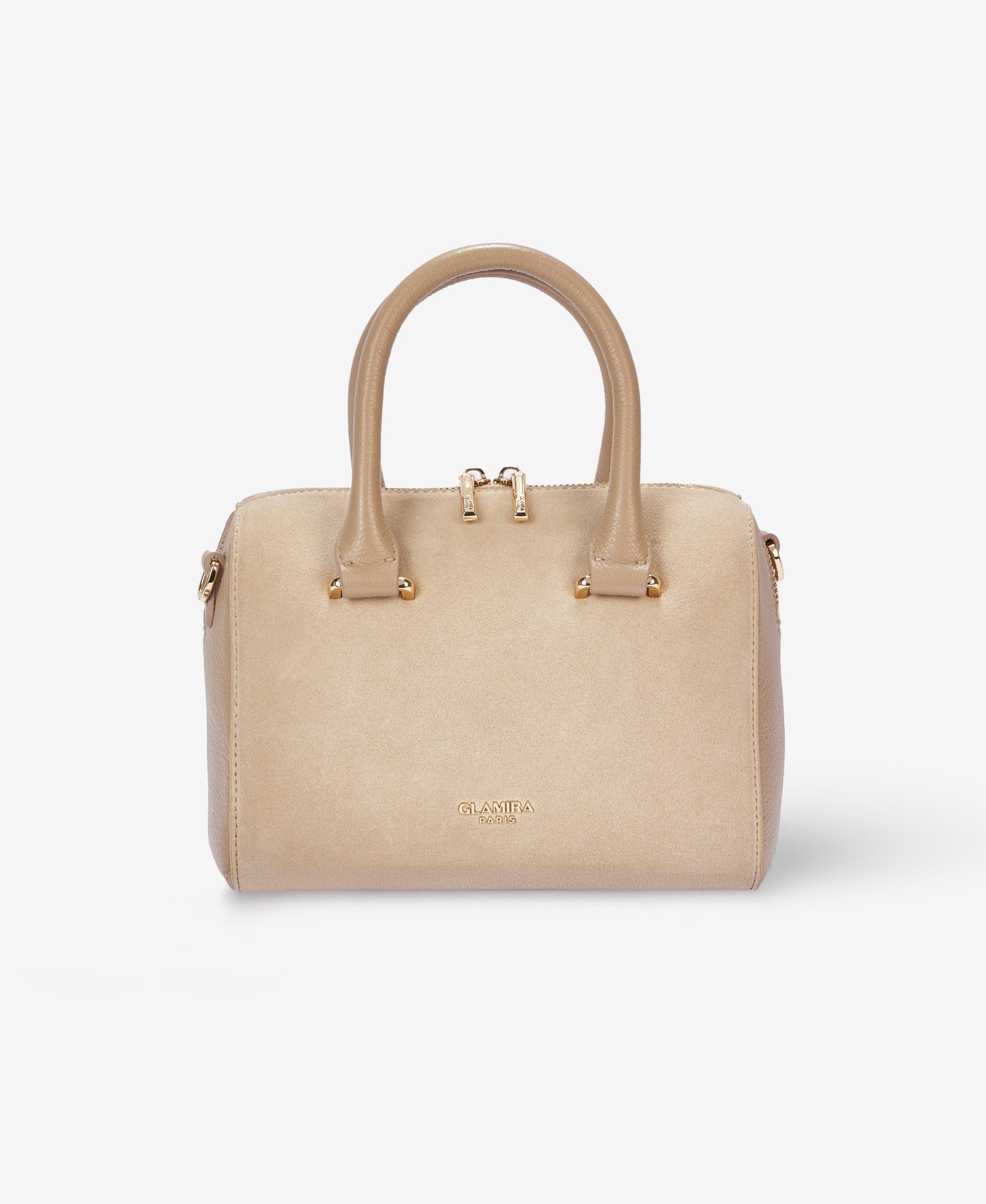 GLAMIRA Handtasche UrbanSphere Beige Henkeltasche (1-tlg), echt Leder