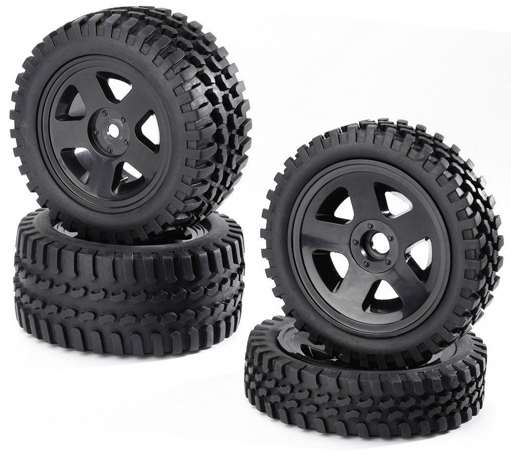 Carson Mad Fighter - All Terrain Reifen Set Schwarz RC-Ladegerät