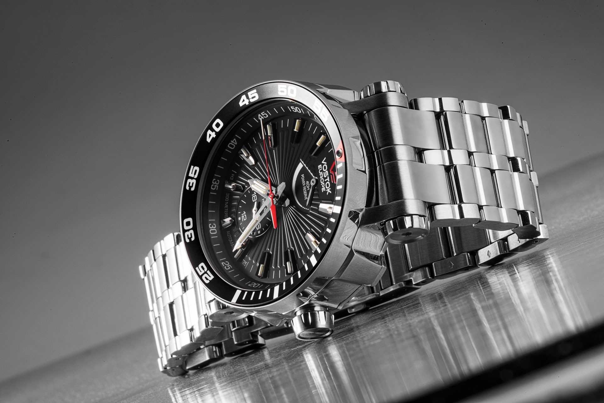 Vostok Europe Automatikuhr XXL Energia Rocket – 48 mm, Edelstahlband, 30 AT günstig online kaufen