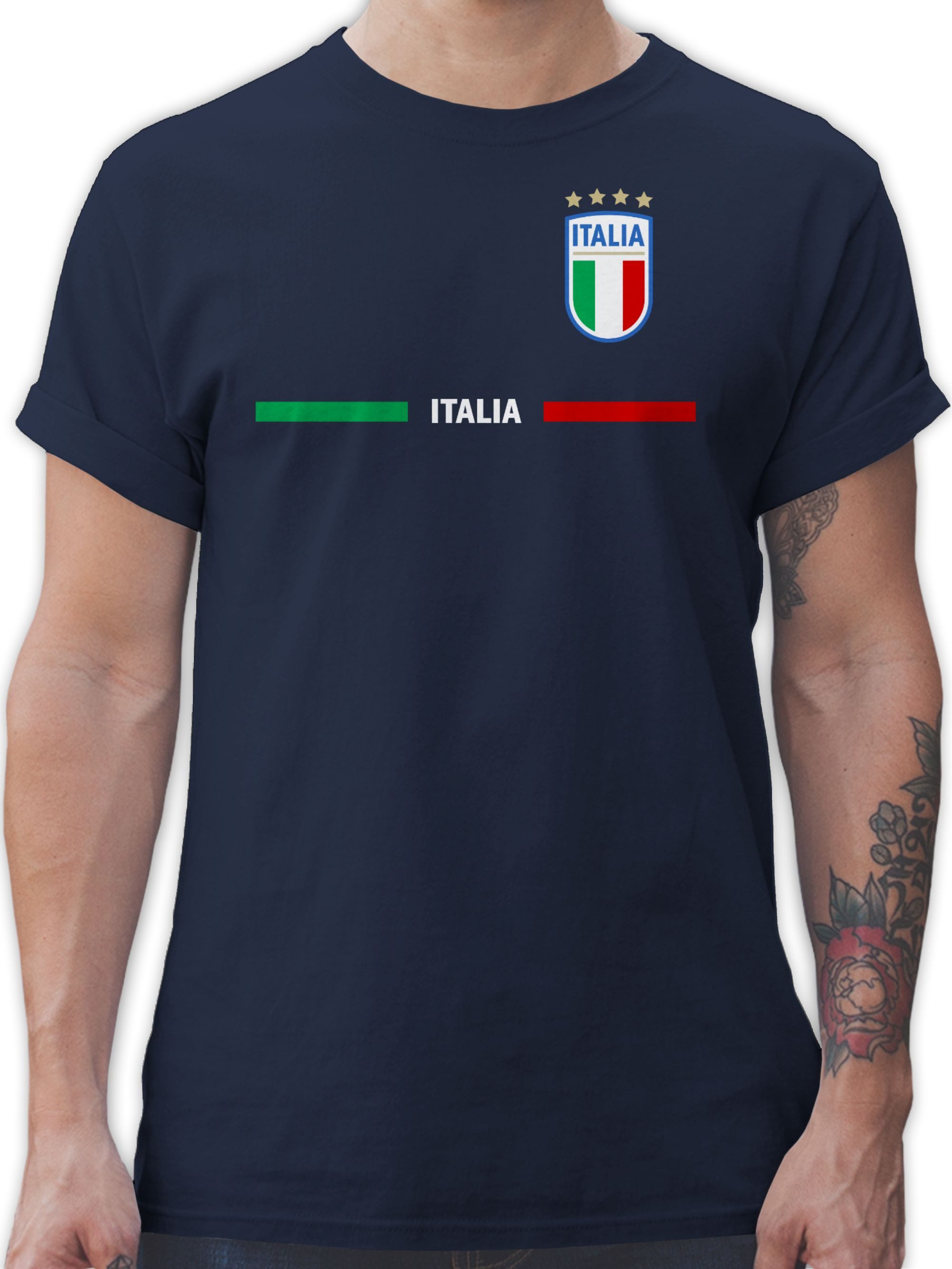 Shirtracer T-Shirt Italien Trikot Wappen, Italia günstig online kaufen