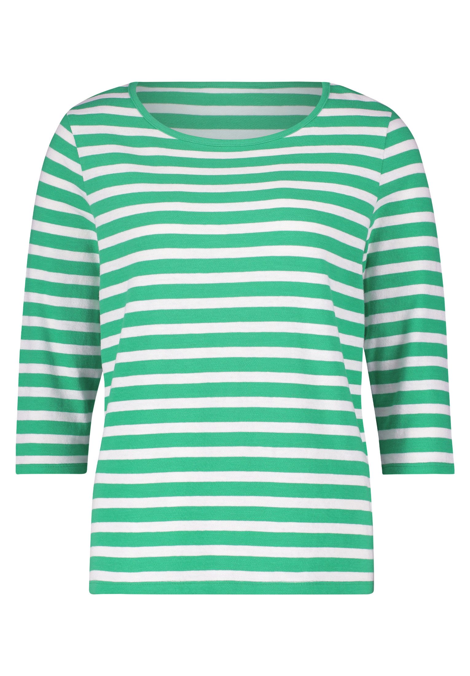 Cartoon 3/4-Arm-Shirt Cartoon Rundhals-Shirt mit 3/4 Arm (1-tlg) Material