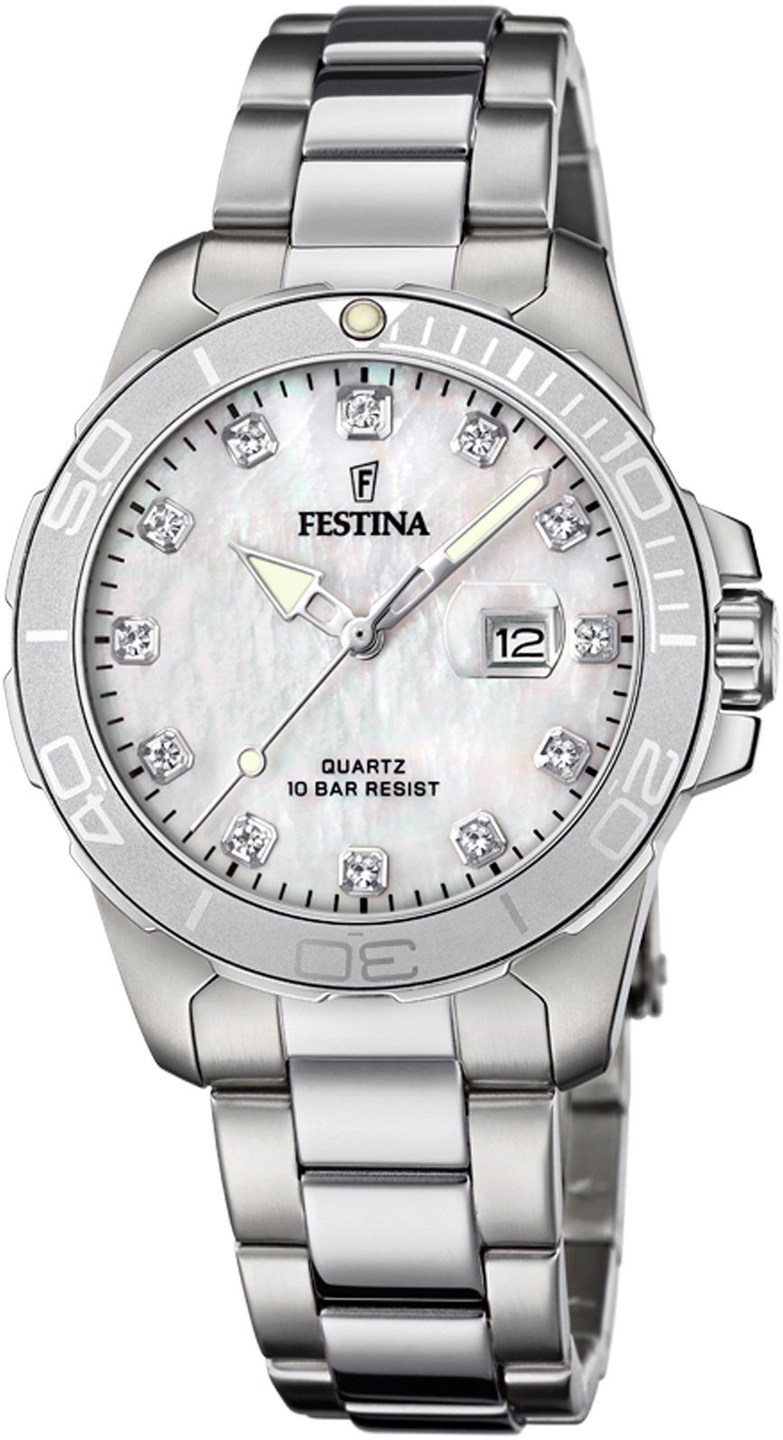 Festina Quarzuhr Boyfriend Collection F20503/1, Armbanduhr, Damenuhr, Edels günstig online kaufen