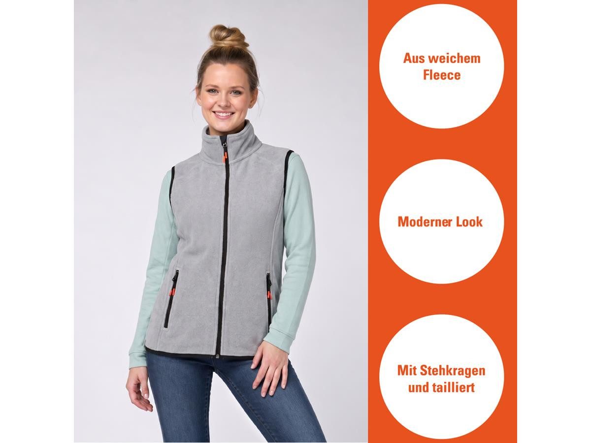 GARDENA Fleeceweste Damen Weste aus Soft Fleece Garten Outdoor Freizeit Polyester