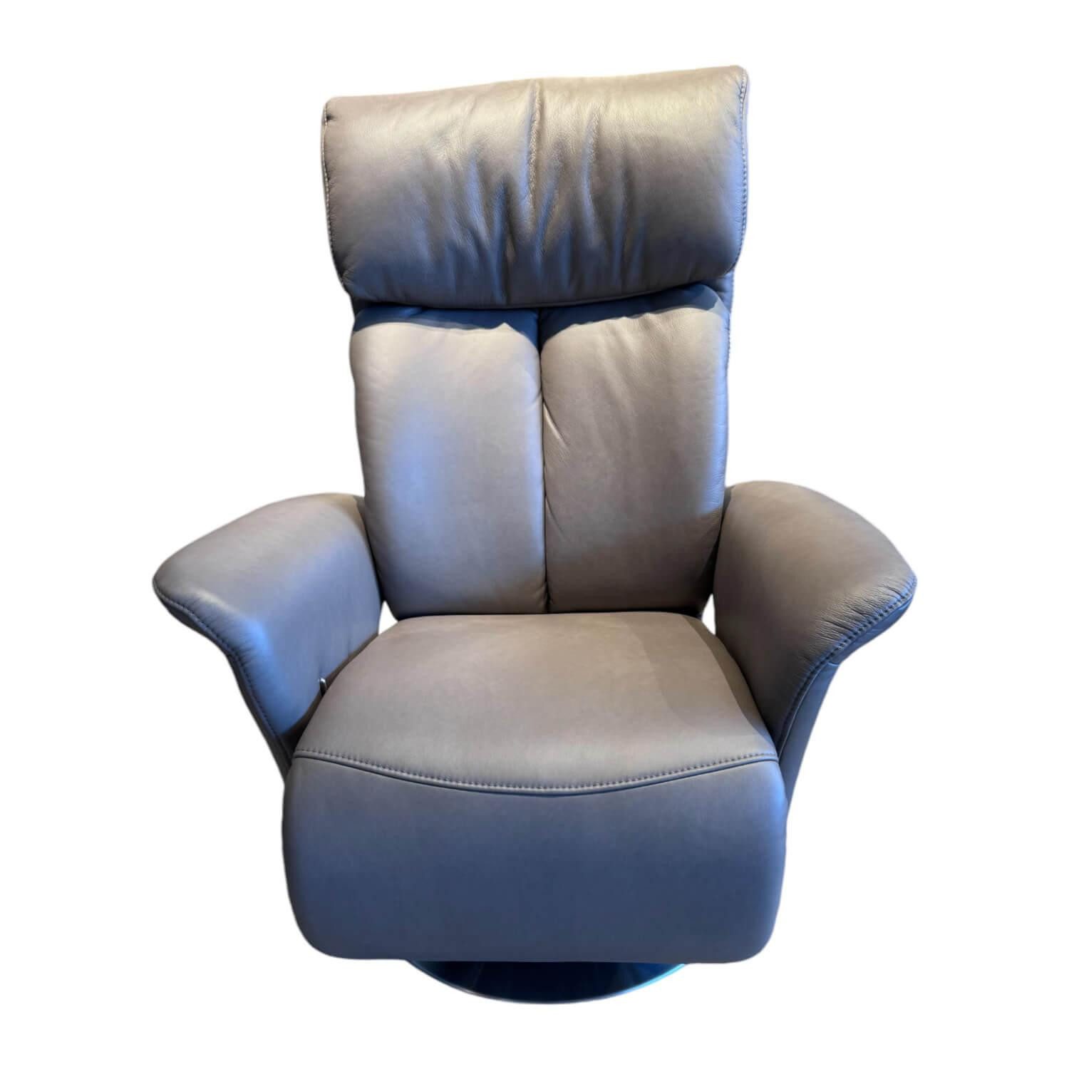 himolla Relaxsessel Sessel Easy Swing 7627 Leder Soft-Nappa Shadow Braun mit Gasdruckfeder