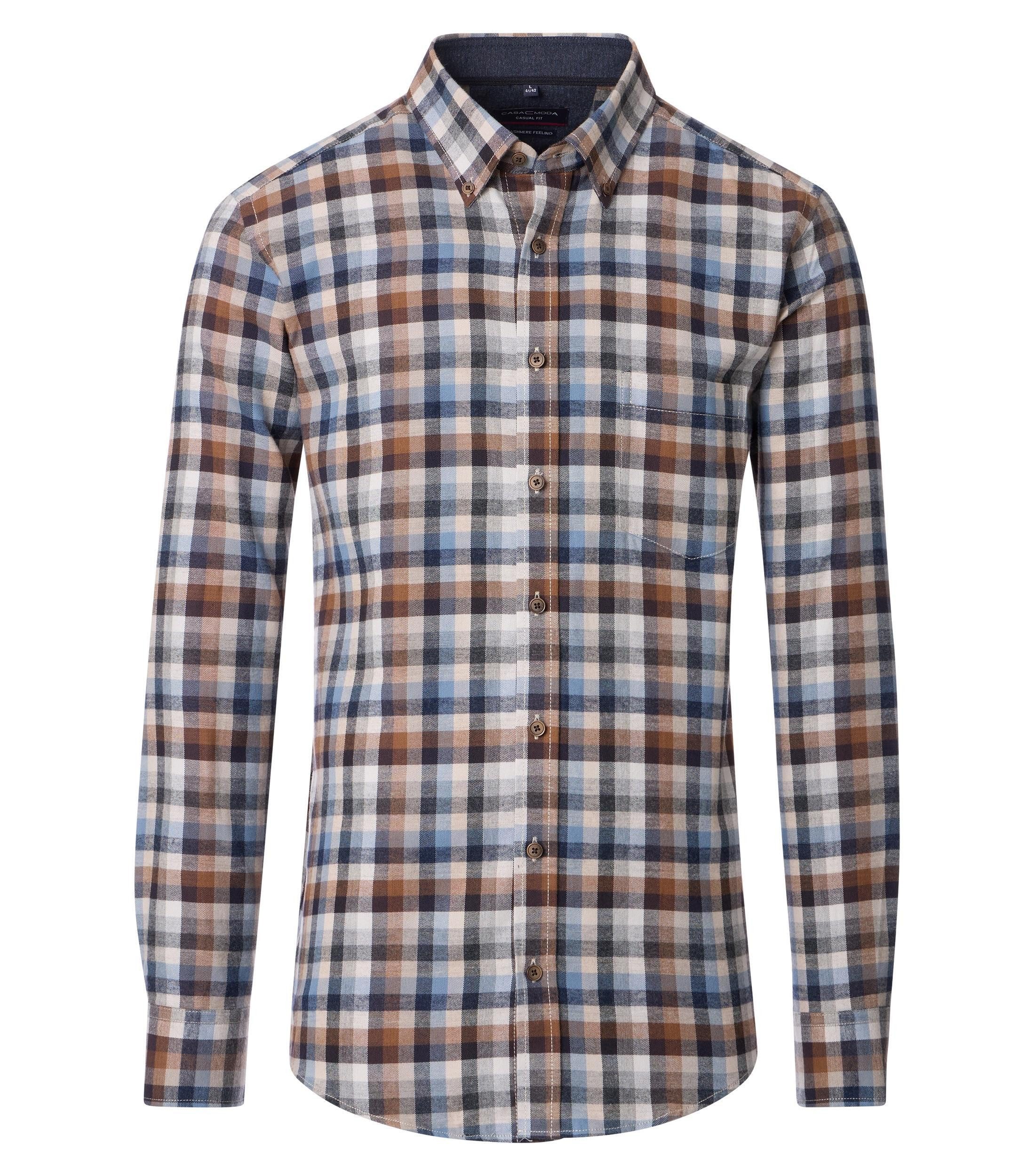 CASAMODA Flanellhemd CASAMODA Flanellhemd kariert günstig online kaufen