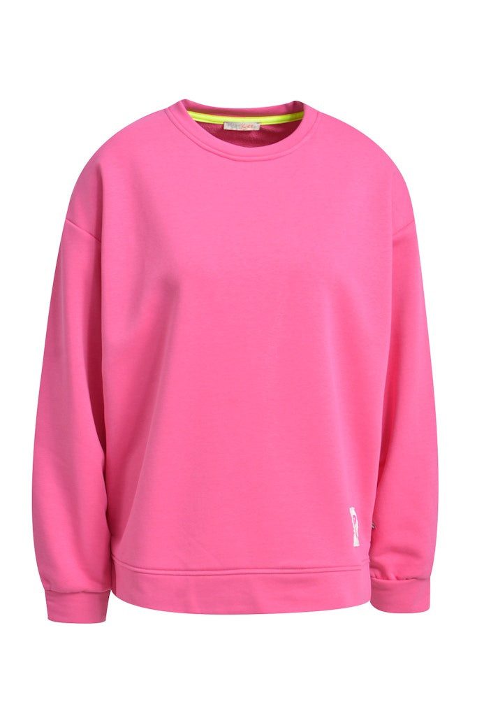 HeartKiss Strickpullover SWEATSHIRT GOOD LUCK BACK PRINT