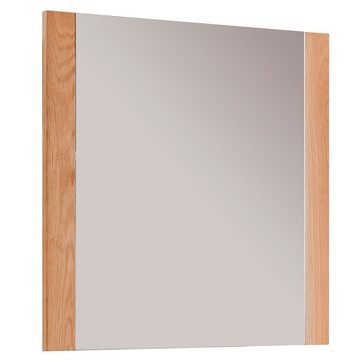 Lomadox Garderoben-Set LEUNA-64, (Spar-Set, 2-St), Wildeiche massiv geölt, Spiegel, Sideboard, 120 cm breit
