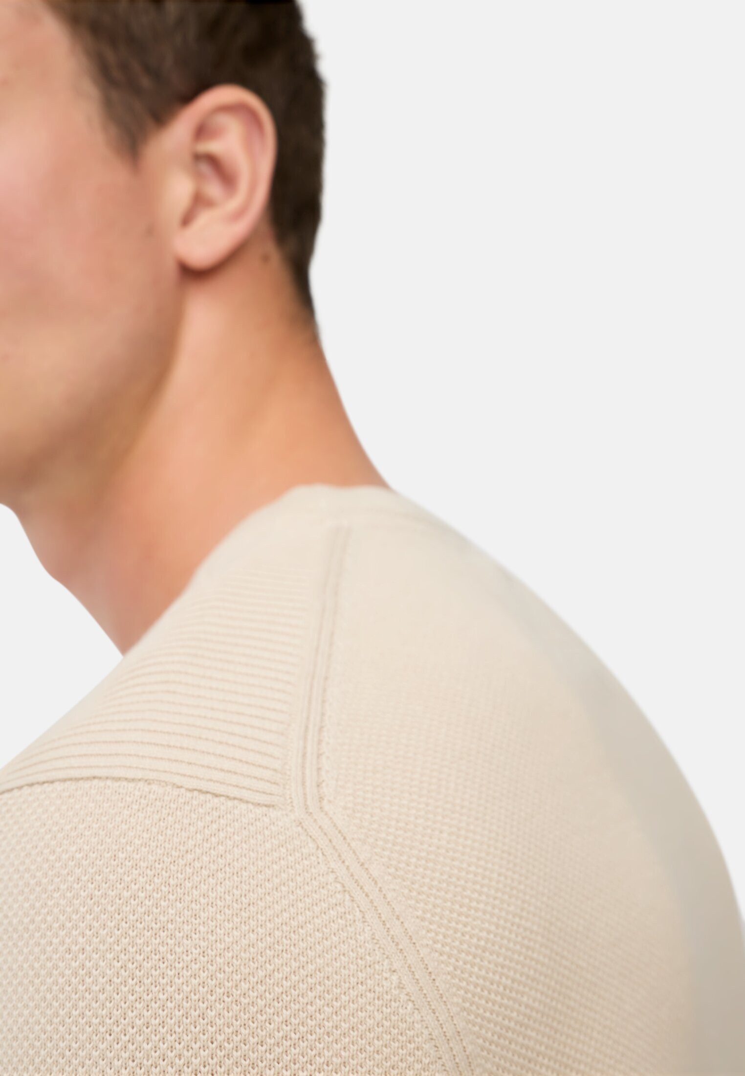 camel active Sweatshirt aus reiner Baumwolle Langarm